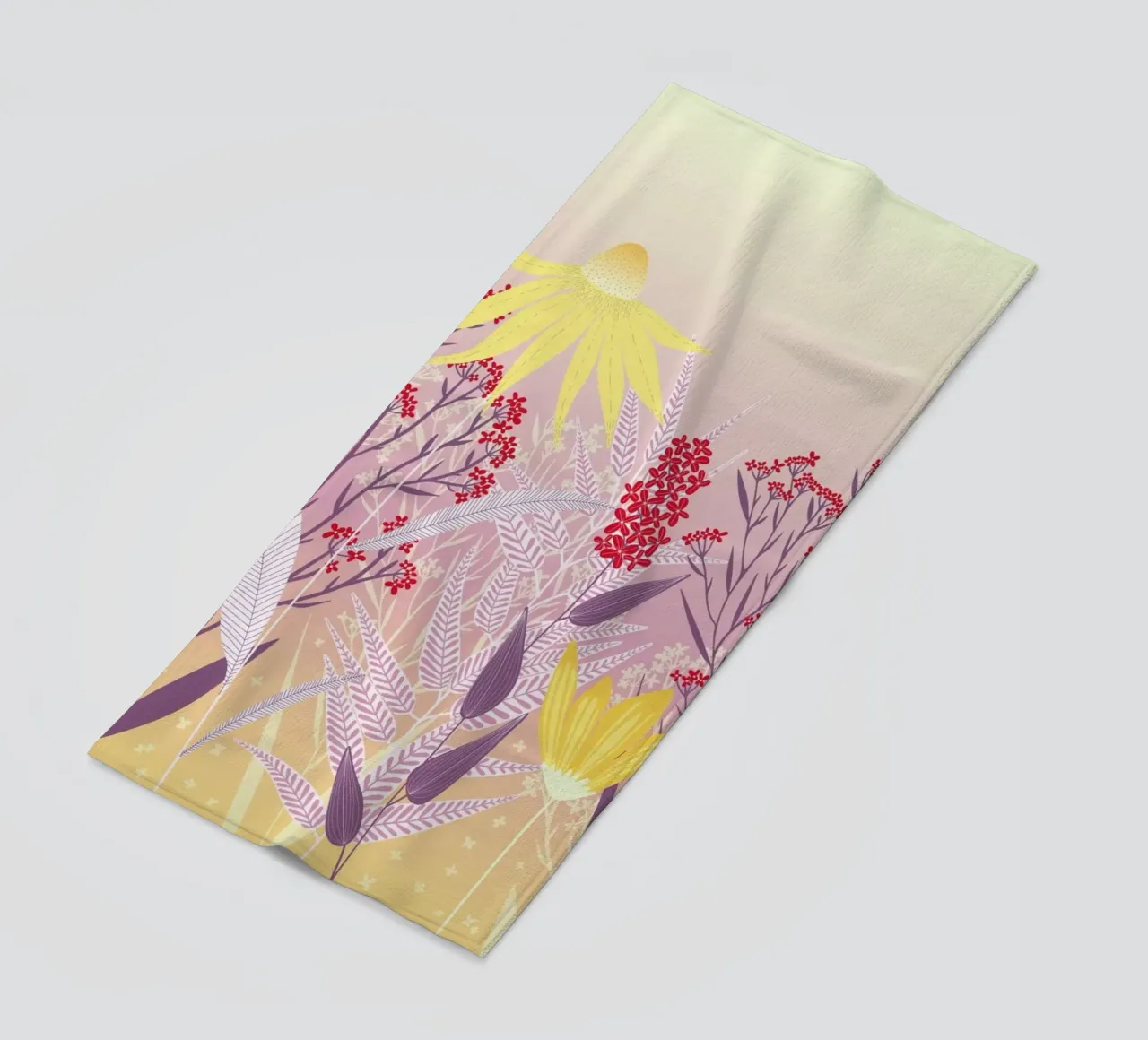 Armonia dei fiori selvatici telo mare da nicigabrieldesigns