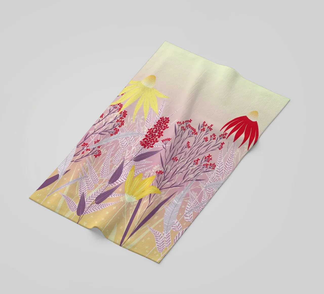 Armonia dei fiori selvatici telo mare da nicigabrieldesigns