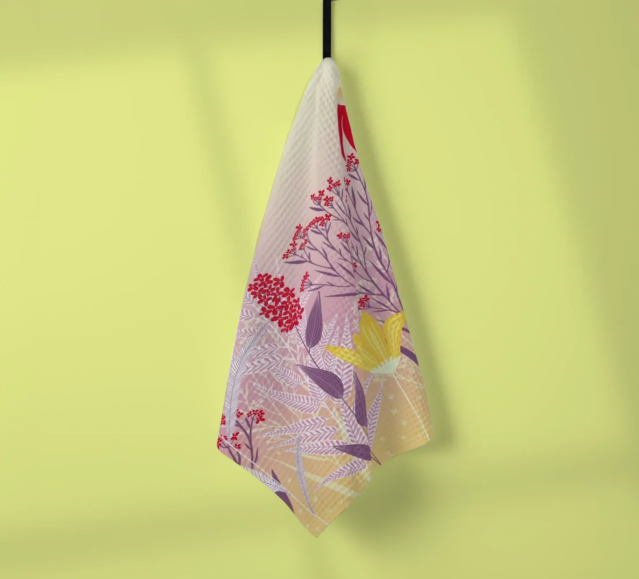 Armonia dei fiori selvatici canovaccio da cucina da nicigabrieldesigns