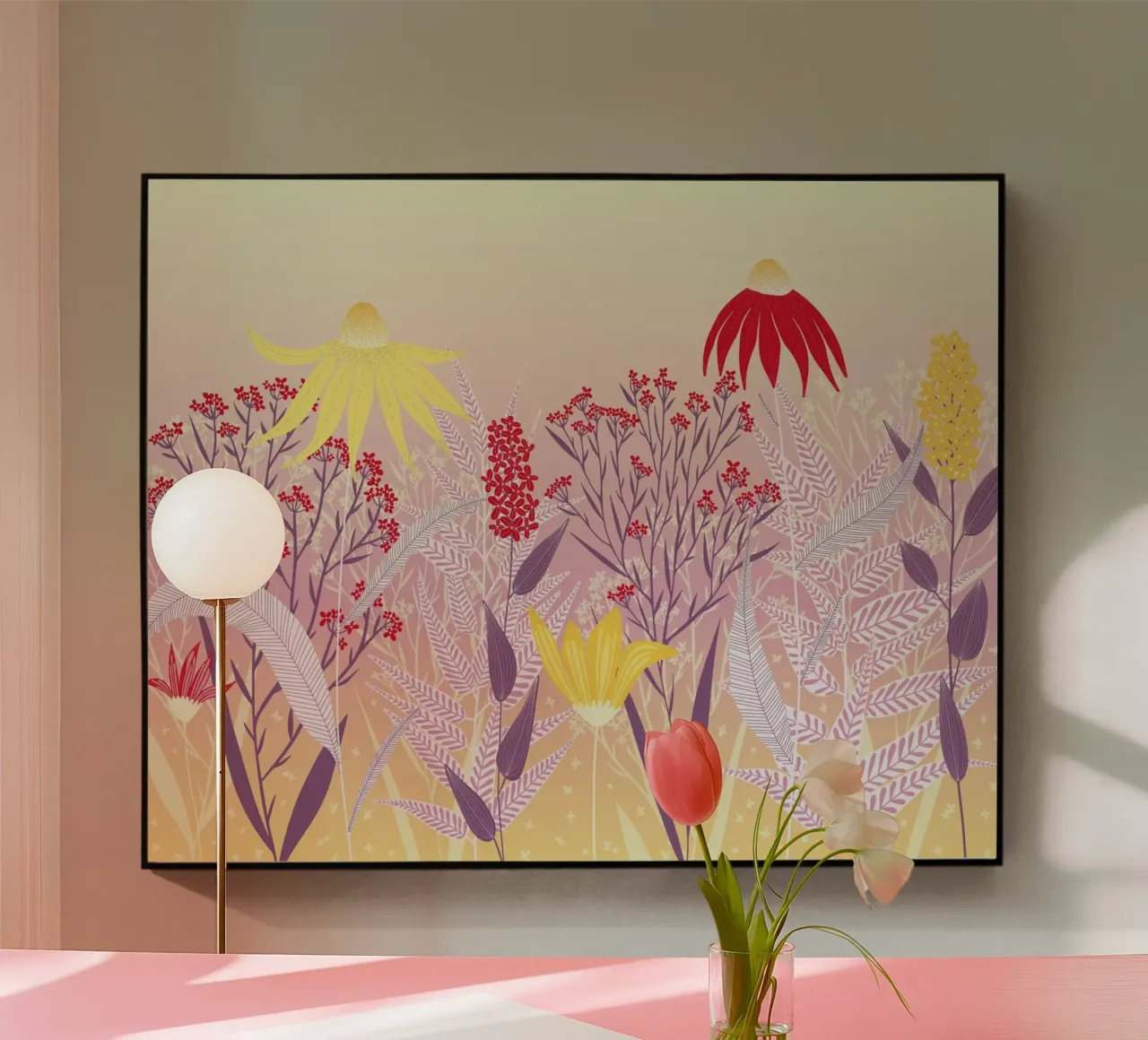 Armonia dei fiori selvatici plexiglass da nicigabrieldesigns