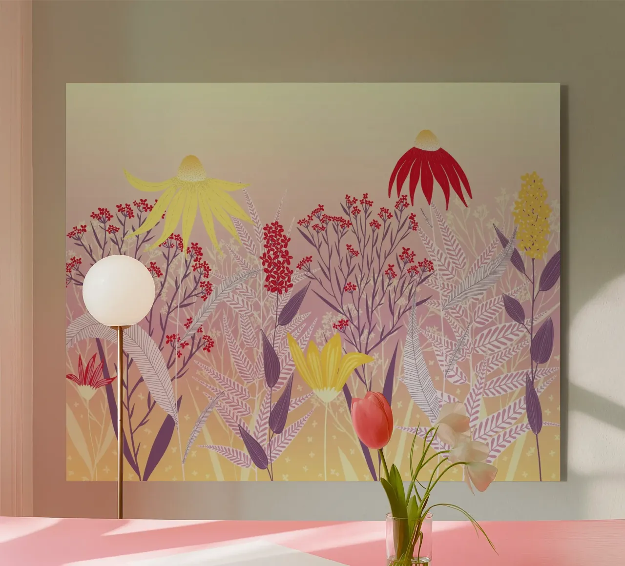 Armonia dei fiori selvatici plexiglass da nicigabrieldesigns