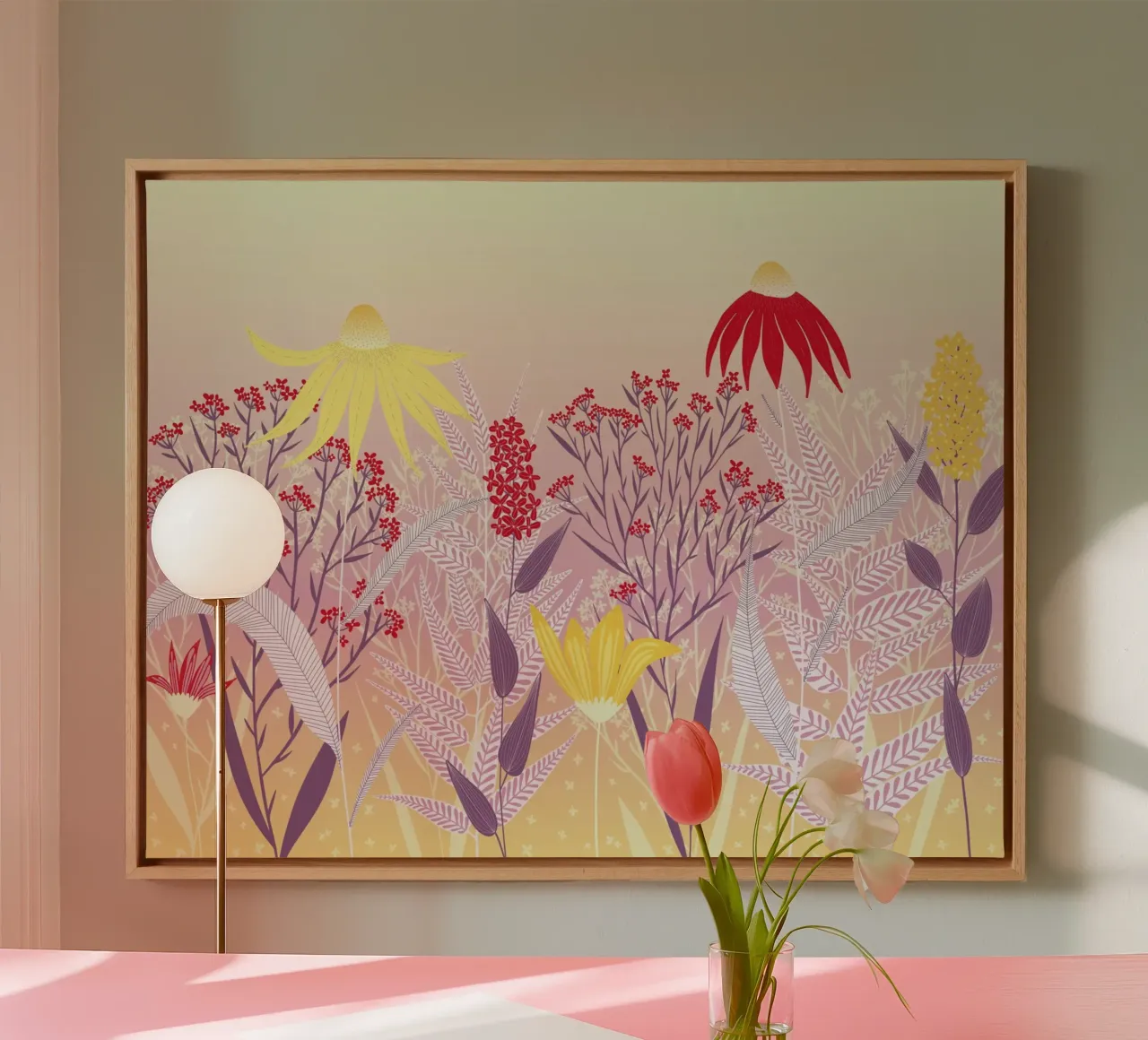 Armonia dei fiori selvatici tela da nicigabrieldesigns
