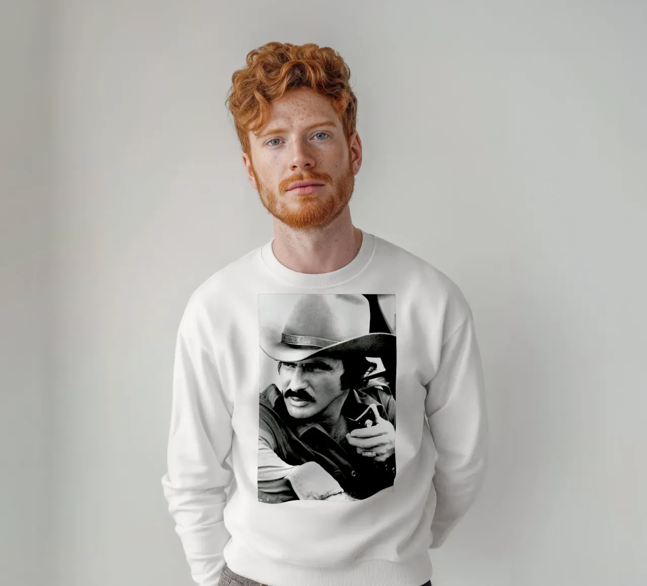 Burt Reynolds in 'Smokey and the Bandit' felpa da Gallery Print and Art Limited