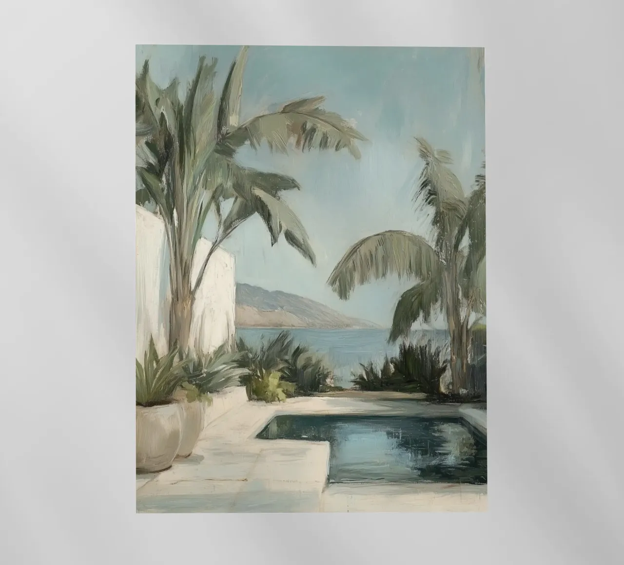 Terrazza della piscina a sud pellicola backlit da Carinaprint