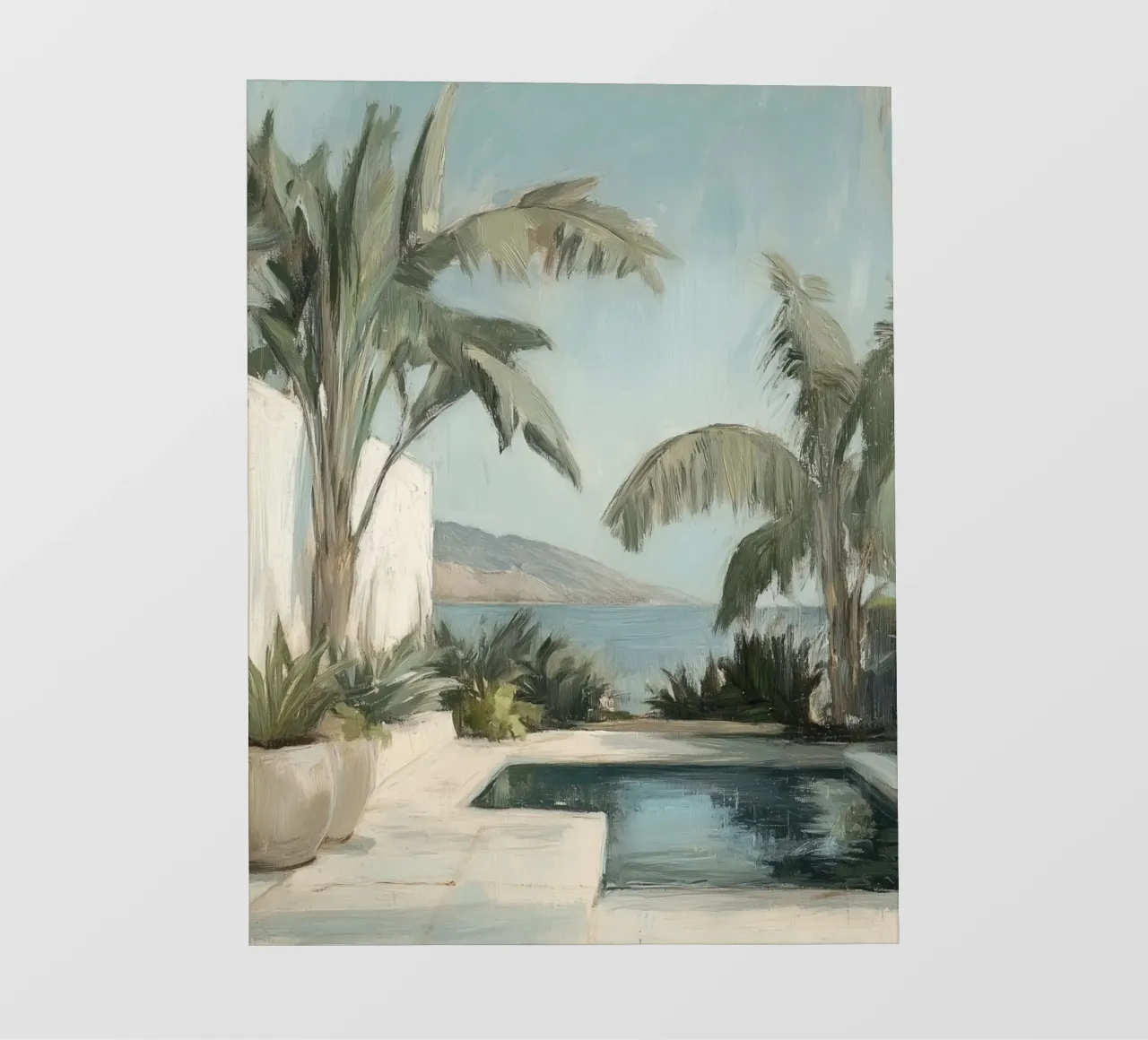 Terrazza della piscina a sud pellicola backlit da Carinaprint