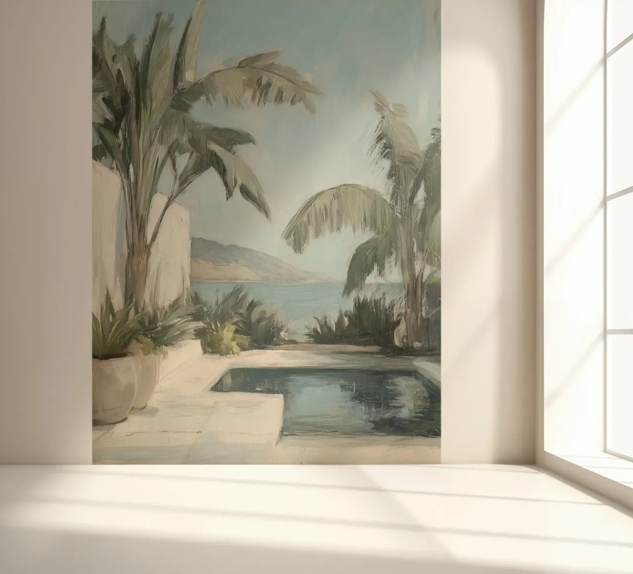 Pool terrace in the south photo wallpaper by Carinaprint