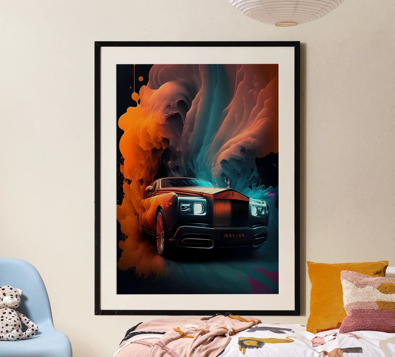 Rolls Royce art futuriste poster de Bernotas
