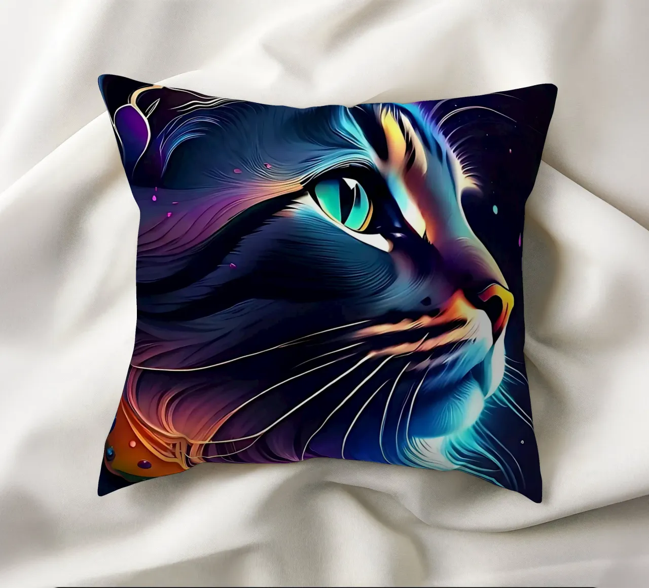 Nebula Space Cat cuscino da LM2Kone