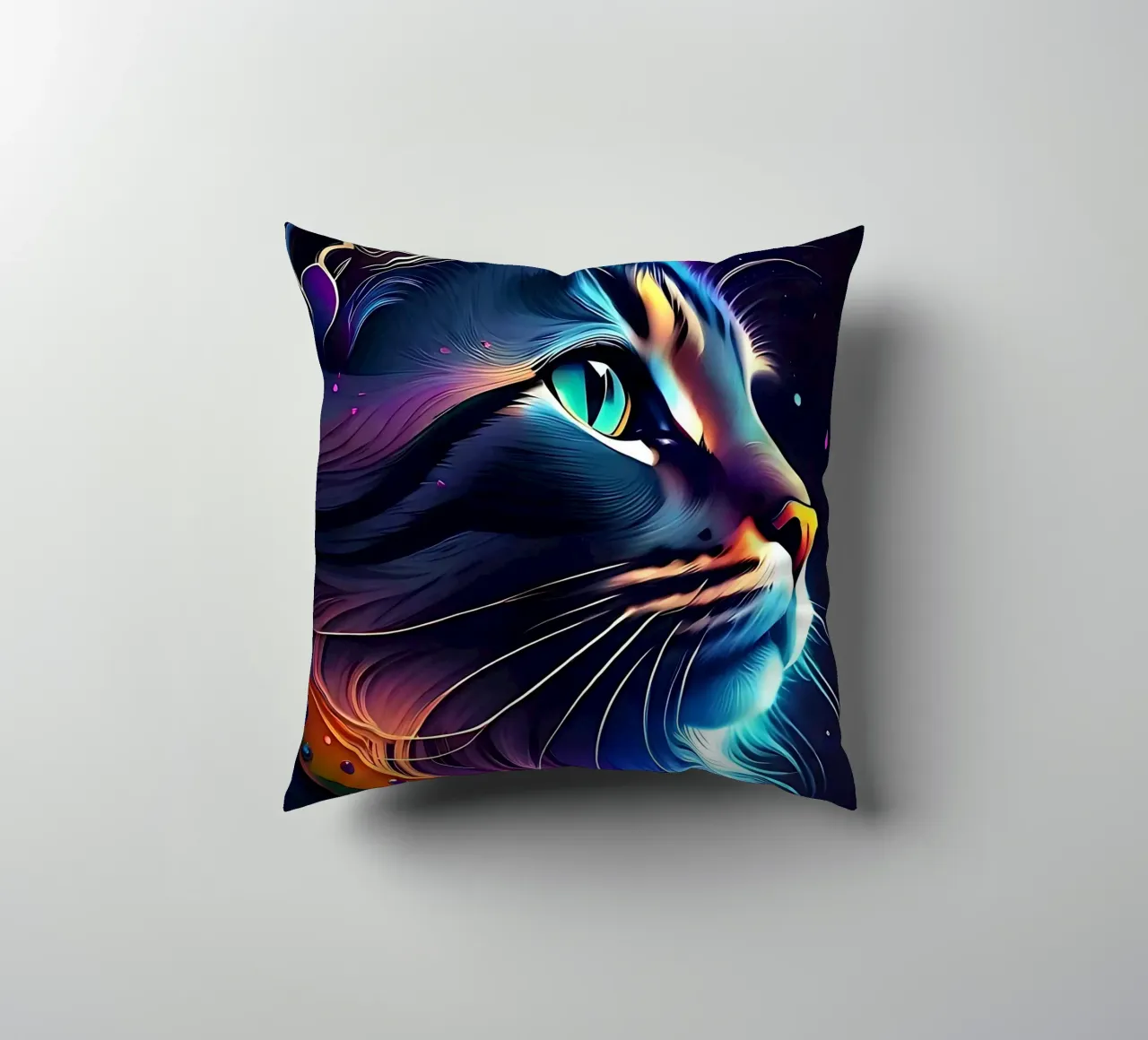 Nebula Space Cat cuscino da LM2Kone