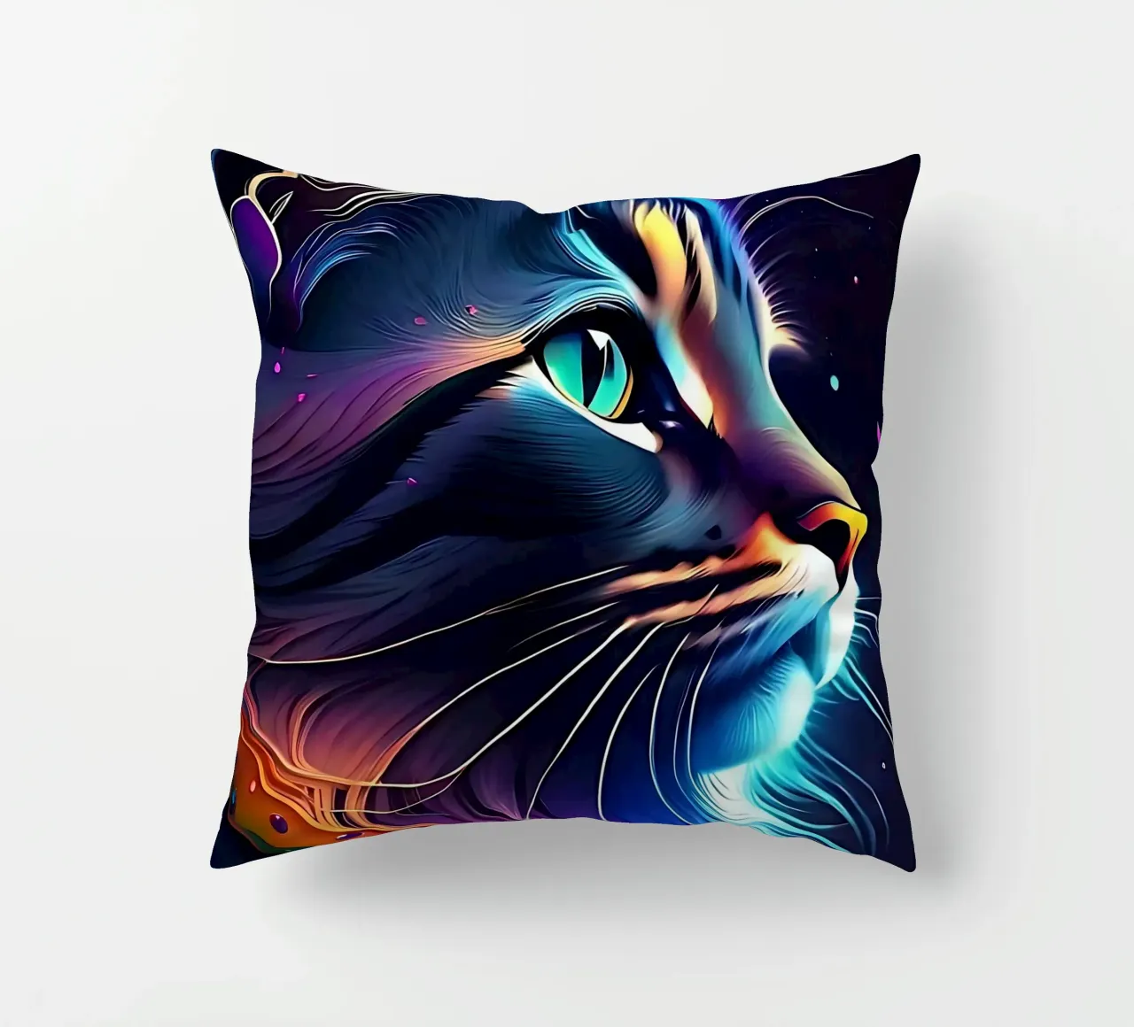 Nebula Space Cat cuscino da LM2Kone