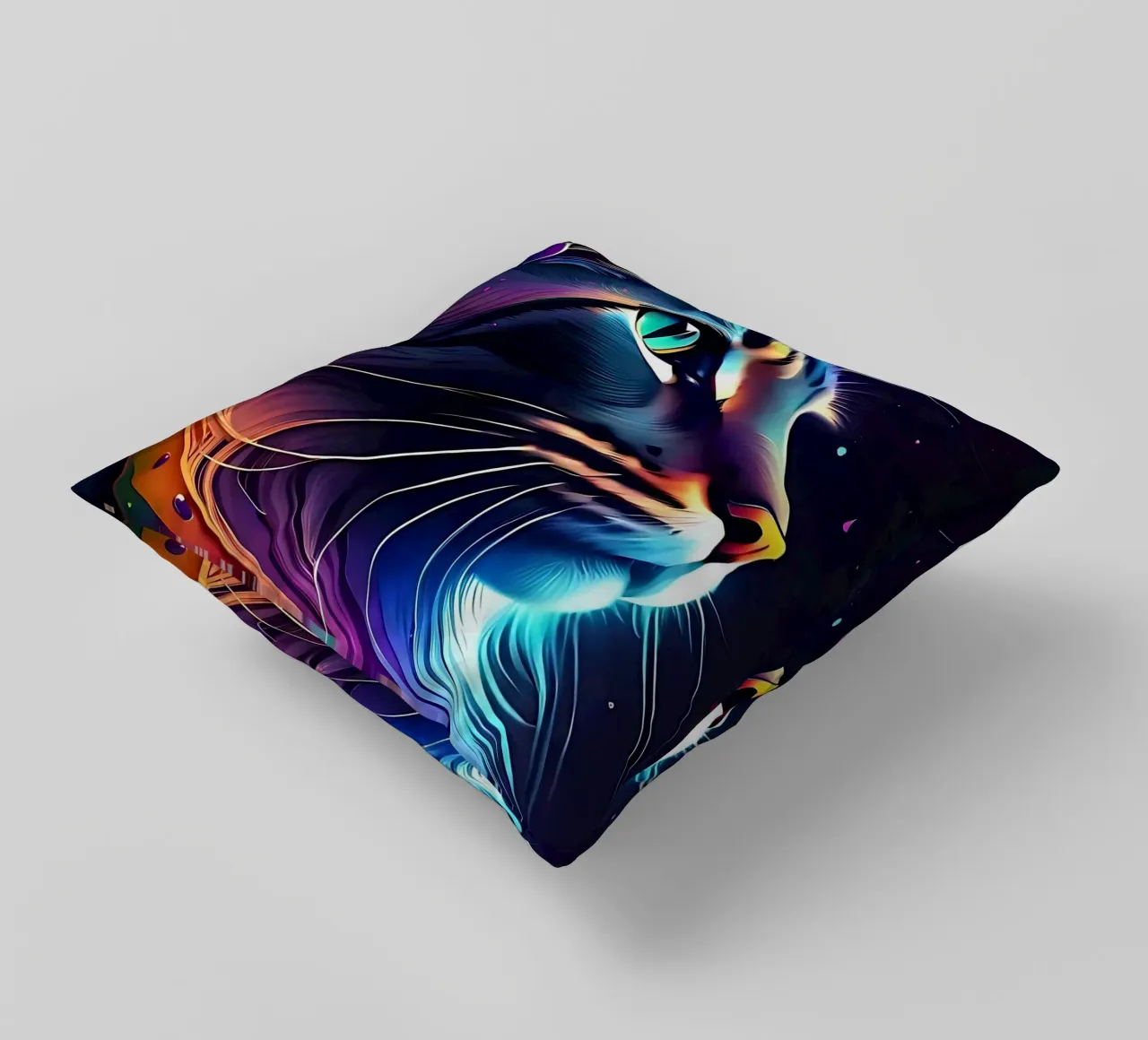 Nebula Space Cat cuscino da LM2Kone