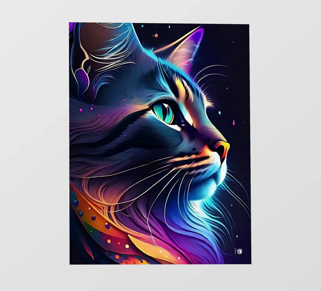 Nebula Space Cat telo in pvc da LM2KONE