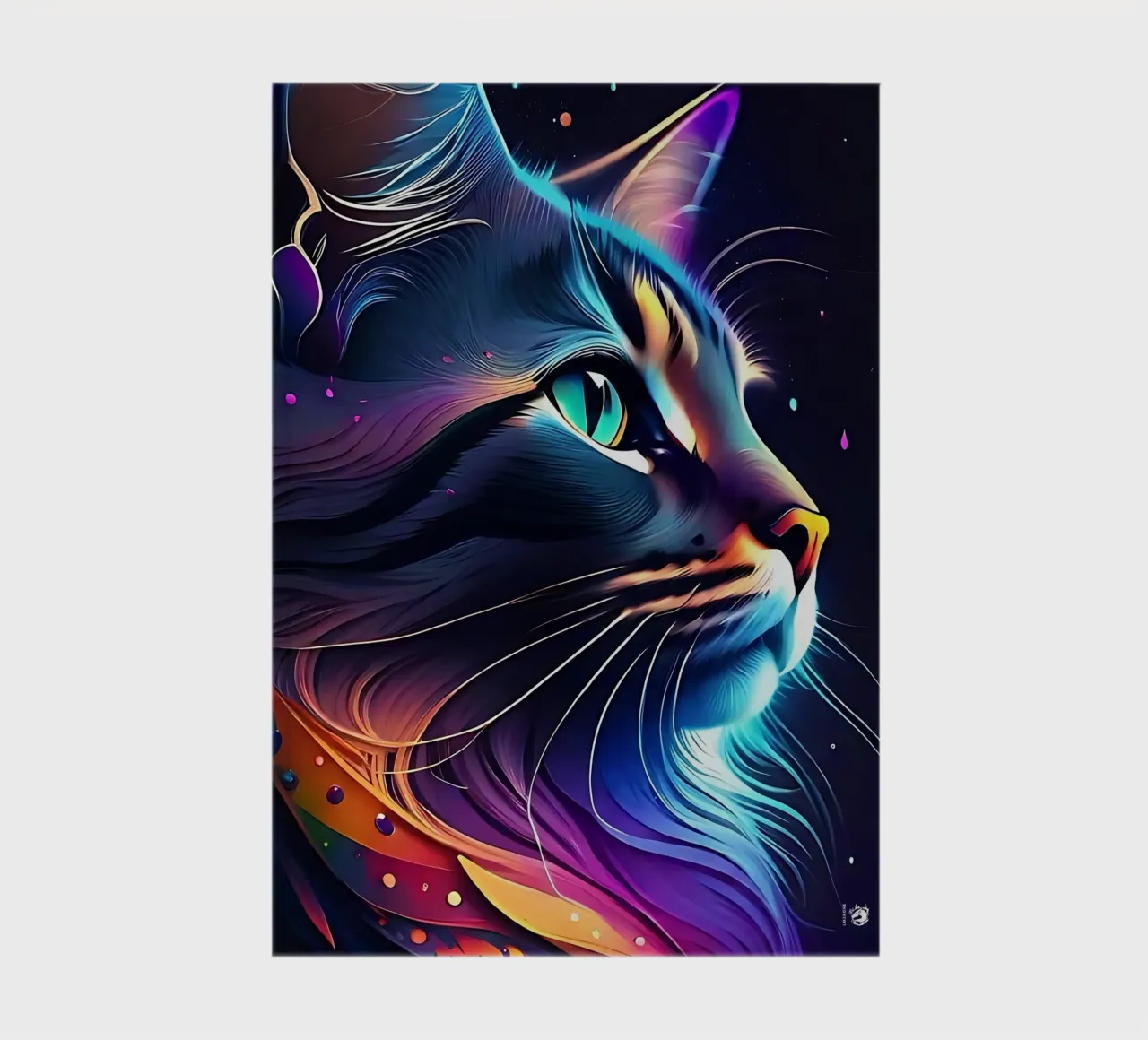 Nebula Space Cat notebook by LM2KONE