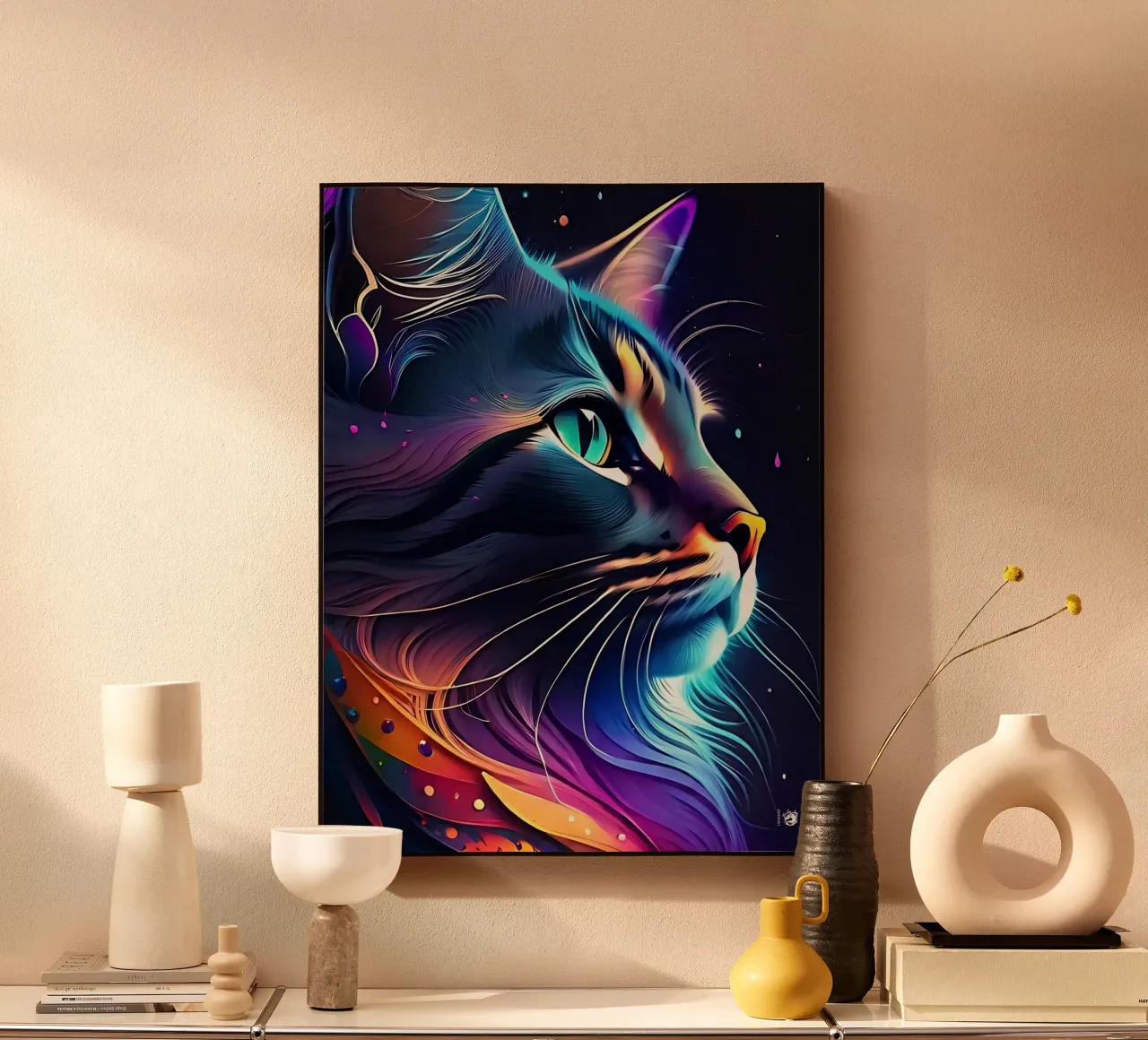 Nebula Space Cat plexiglass da LM2Kone