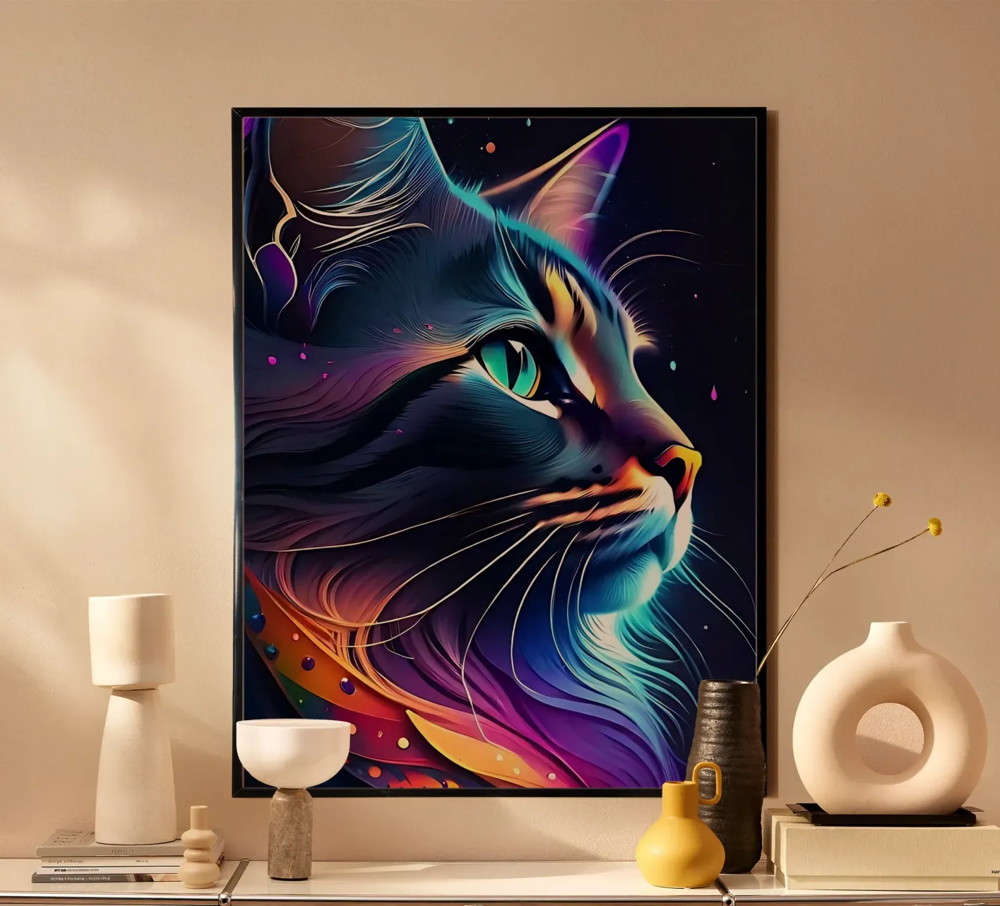 Nebula Space Cat poster da LM2Kone