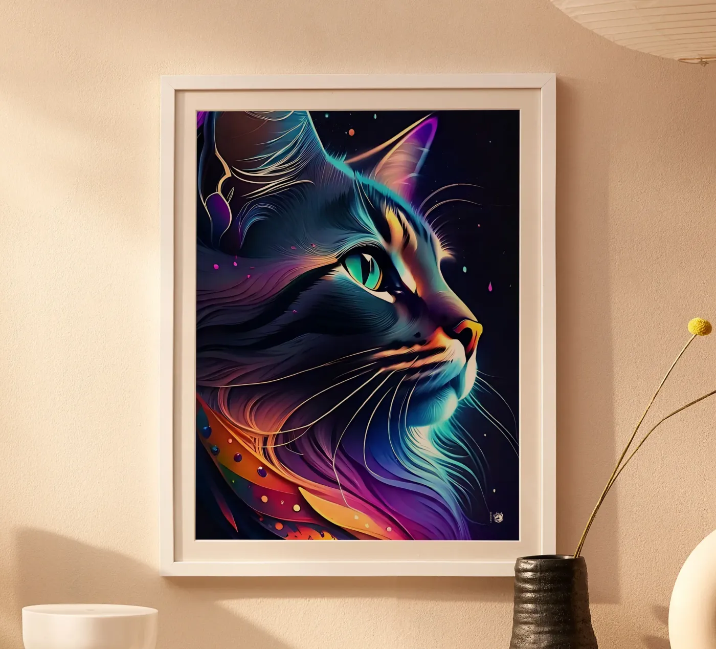 Nebula Space Cat poster da LM2Kone