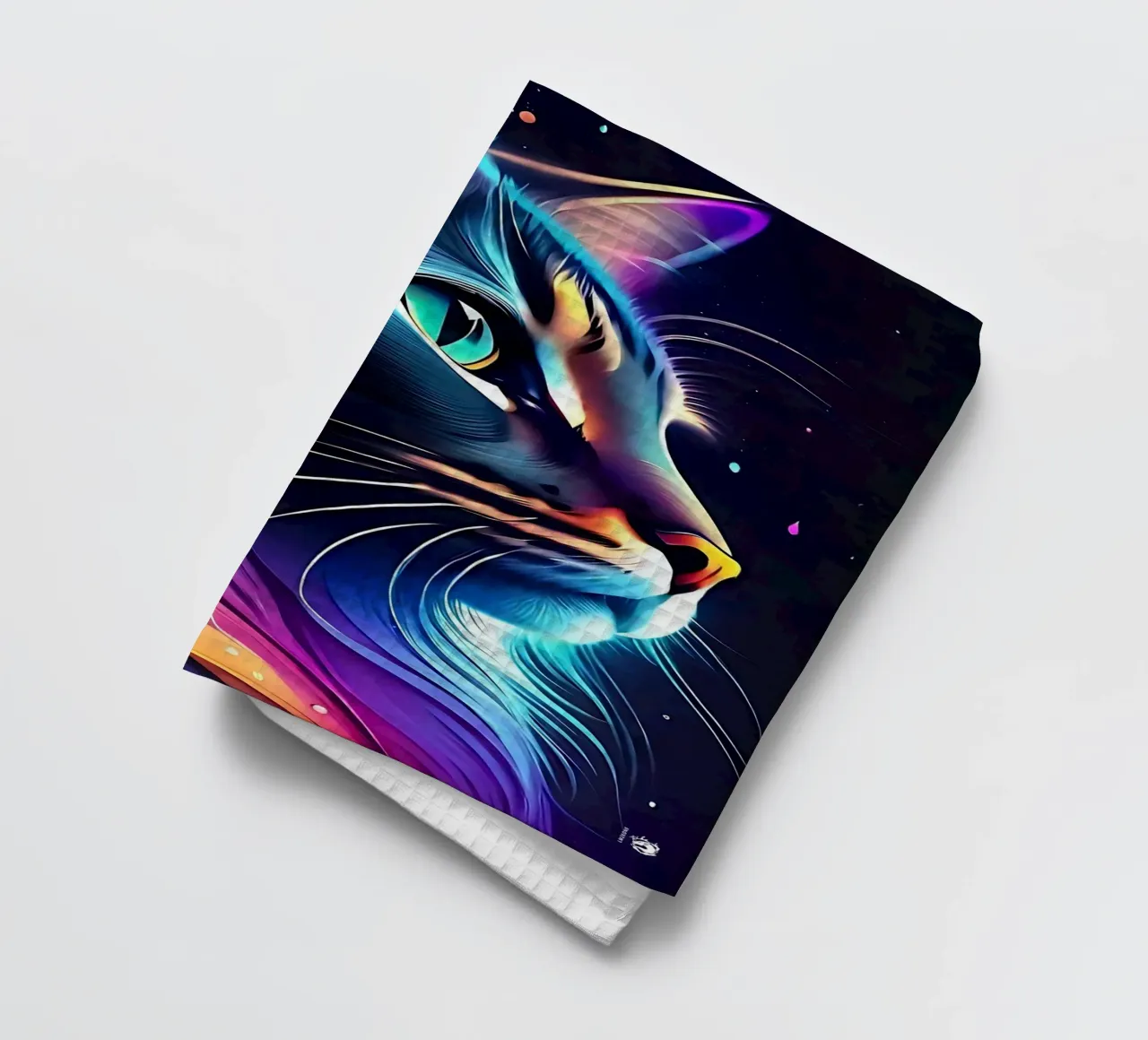 Nebula Space Cat canovaccio da cucina da LM2KONE