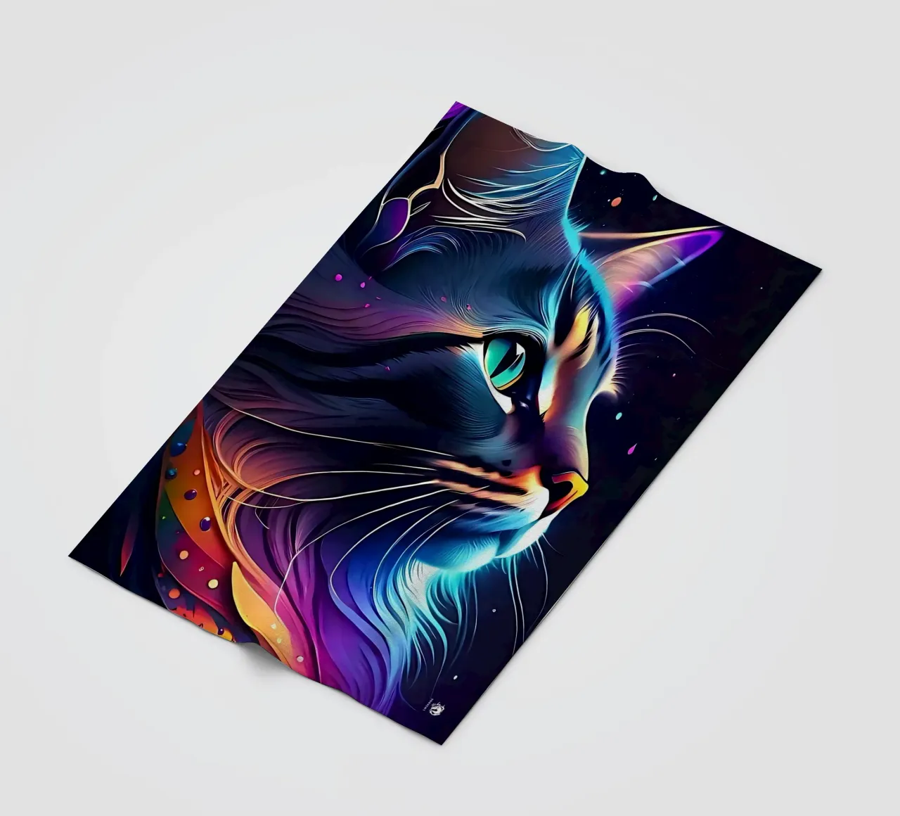 Nebula Space Cat coperta in pile da LM2KONE