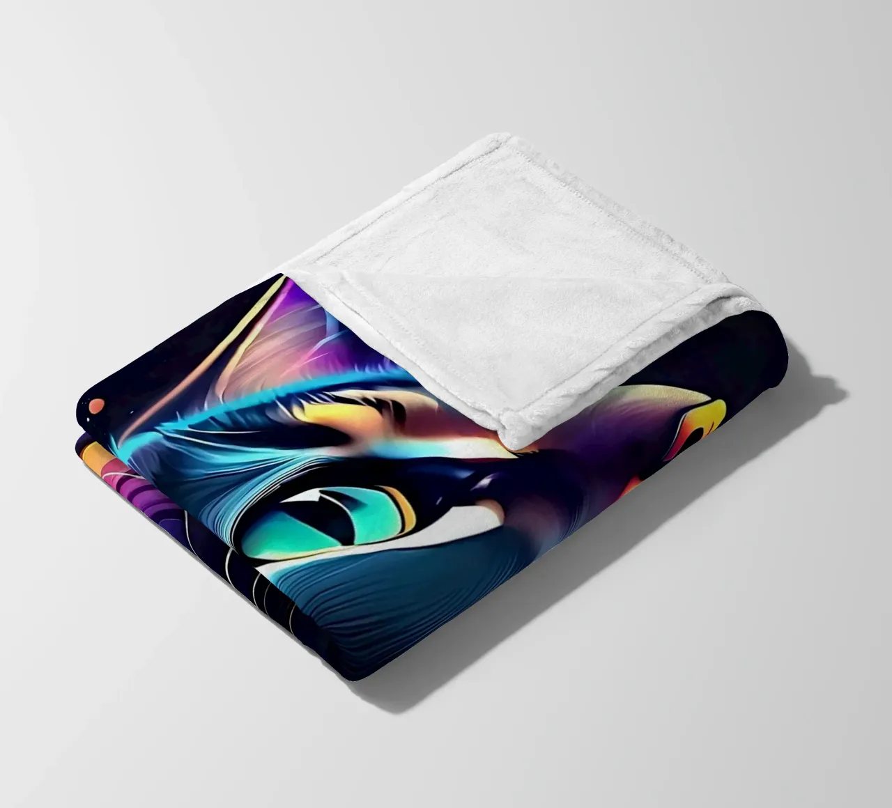 Nebula Space Cat coperta in pile da LM2KONE