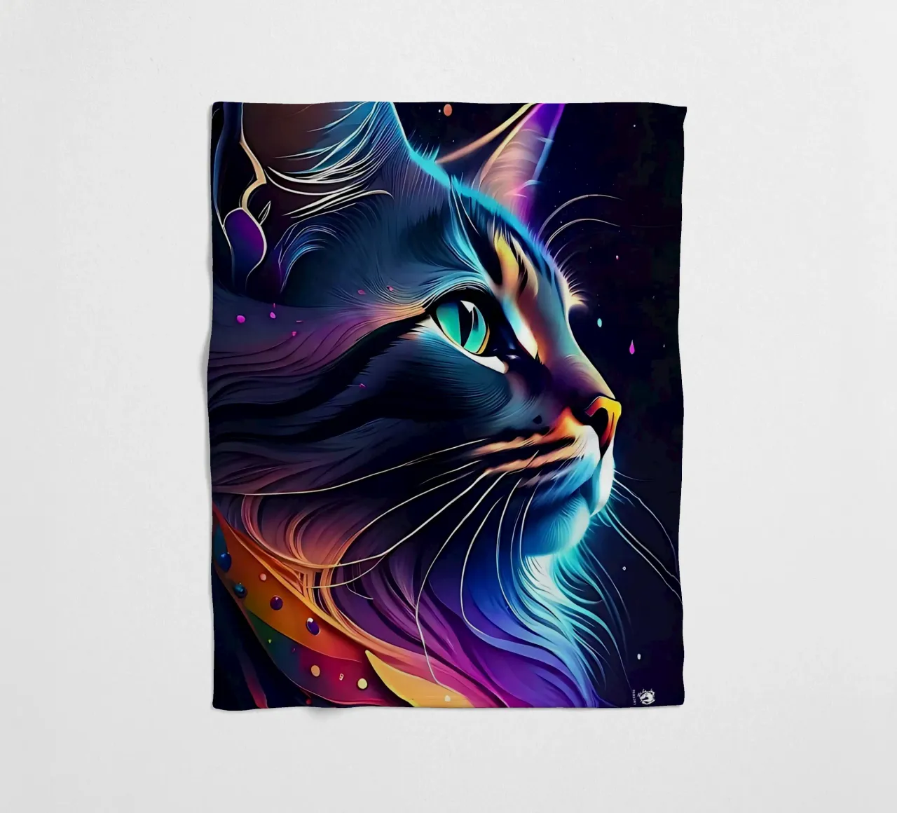 Nebula Space Cat coperta in pile da LM2KONE