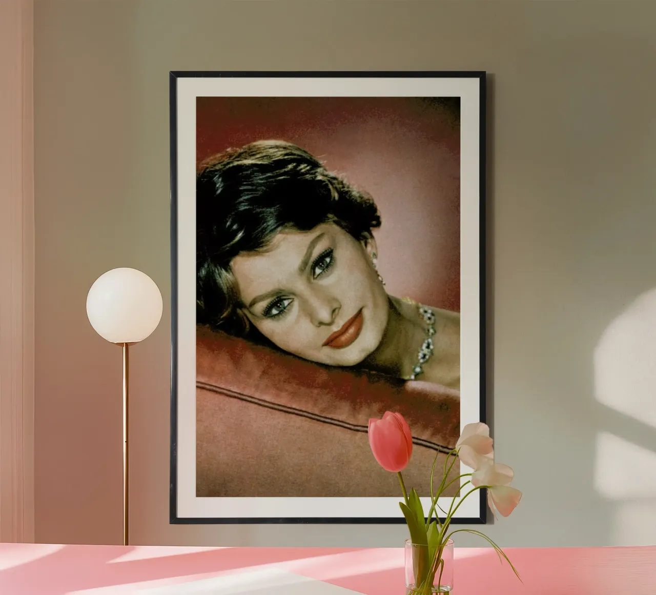 Sophia Loren in the Sixties carta hahnemühle da Gallery Print and Art Limited