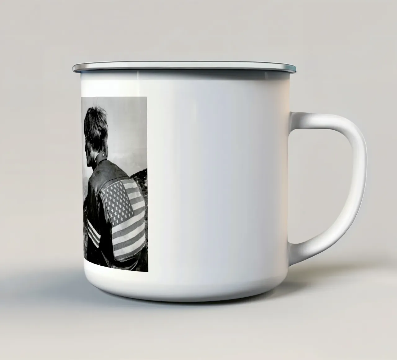 Easy Rider, Peter Fonda tazza in smalto da Gallery Print and Art Limited