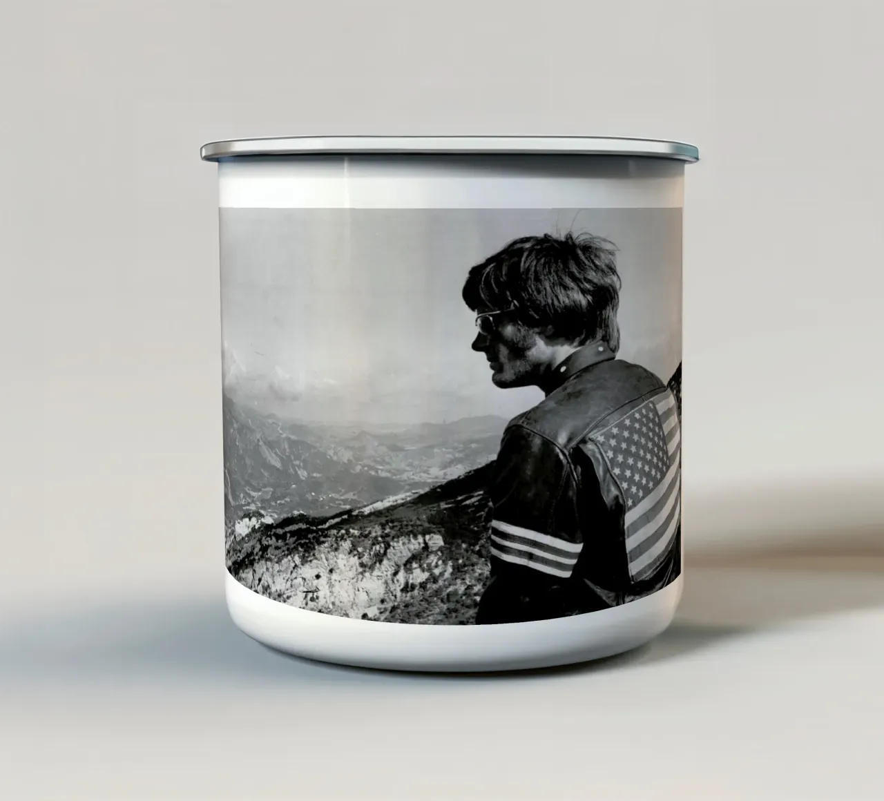 Easy Rider, Peter Fonda tazza in smalto da Gallery Print and Art Limited