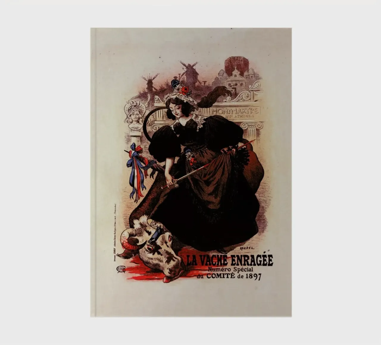 Poster for Vache enragée - Roedel notebook by Artokoloro Quint Lox Ltd
