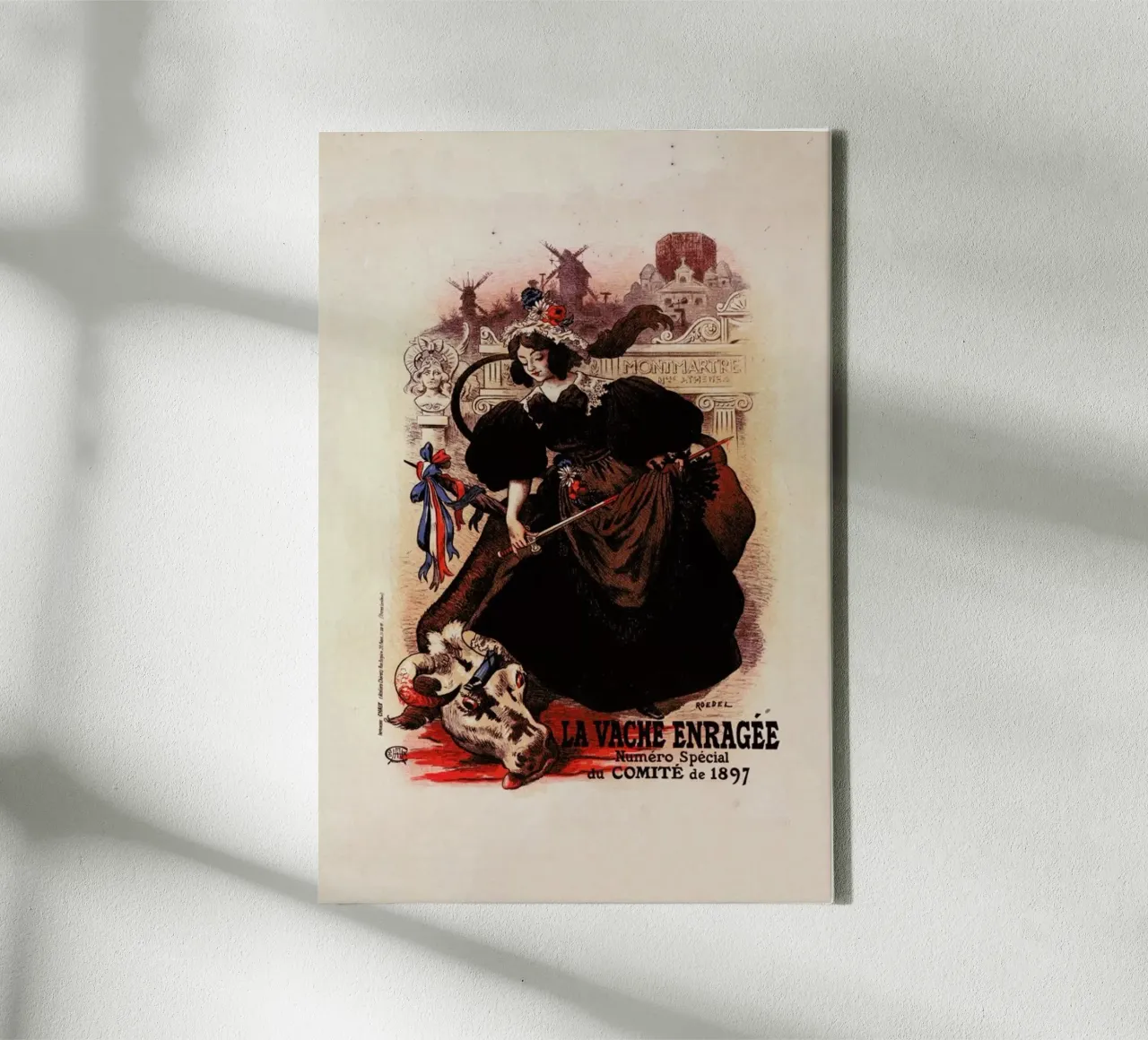 Poster for Vache enragée - Roedel canvas by Artokoloro Quint Lox Ltd