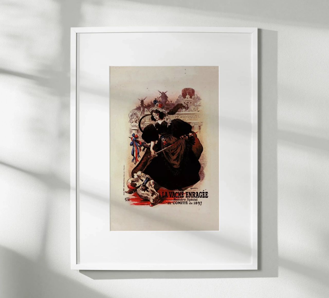 Poster for Vache enragée - Roedel Poster von Artokoloro Quint Lox Ltd