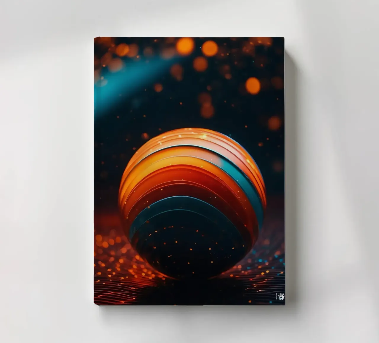 Abstract Sphere Modern notebook by LM2KONE