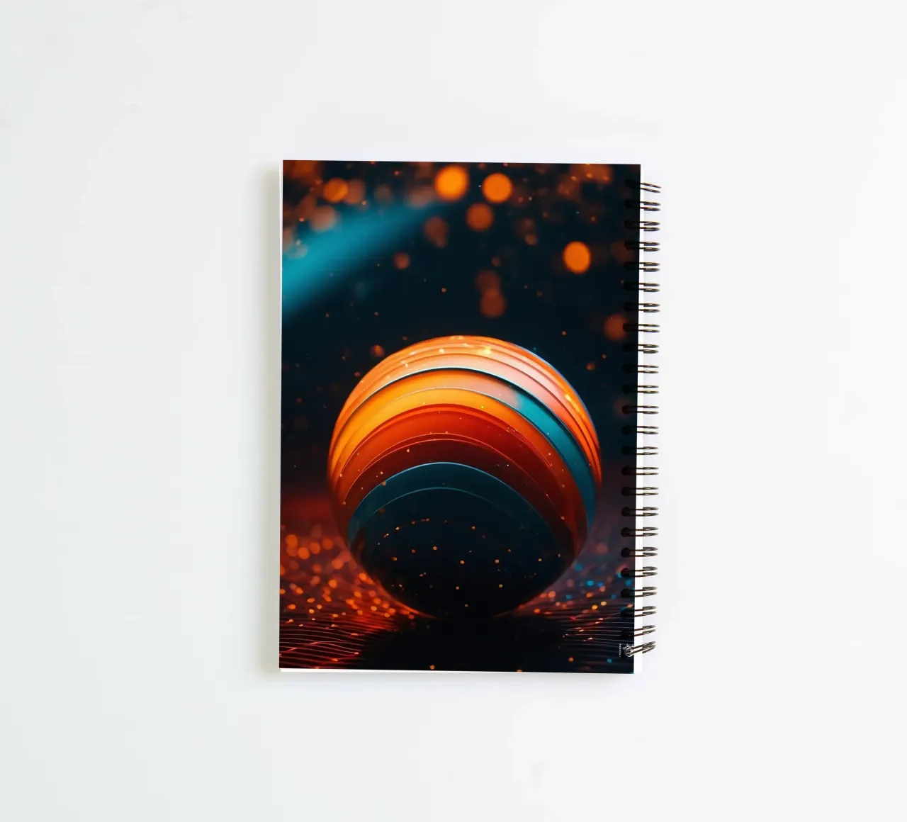 Abstract Sphere Modern spiral notebook by LM2KONE