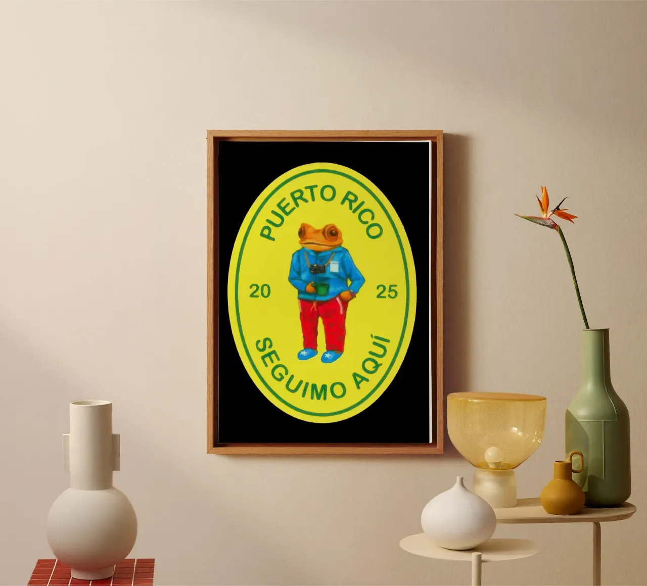 Stoute Bunny Concho V1 canvas met Baklijst van heatherloulin