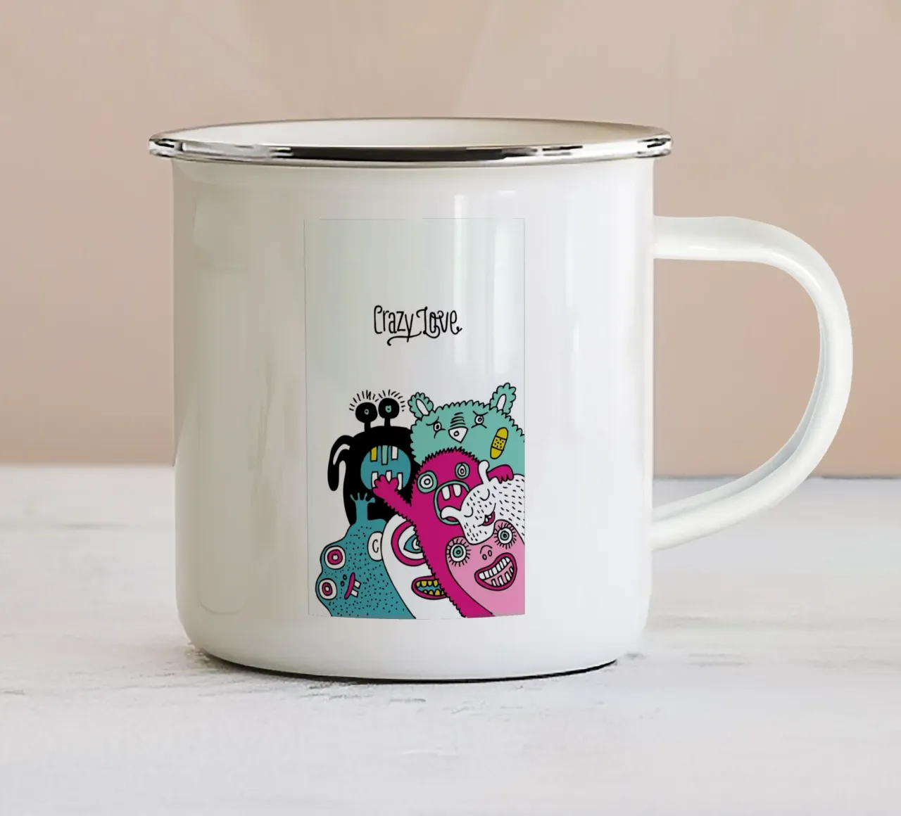 Crazy Love tazza in smalto da a Love Supreme