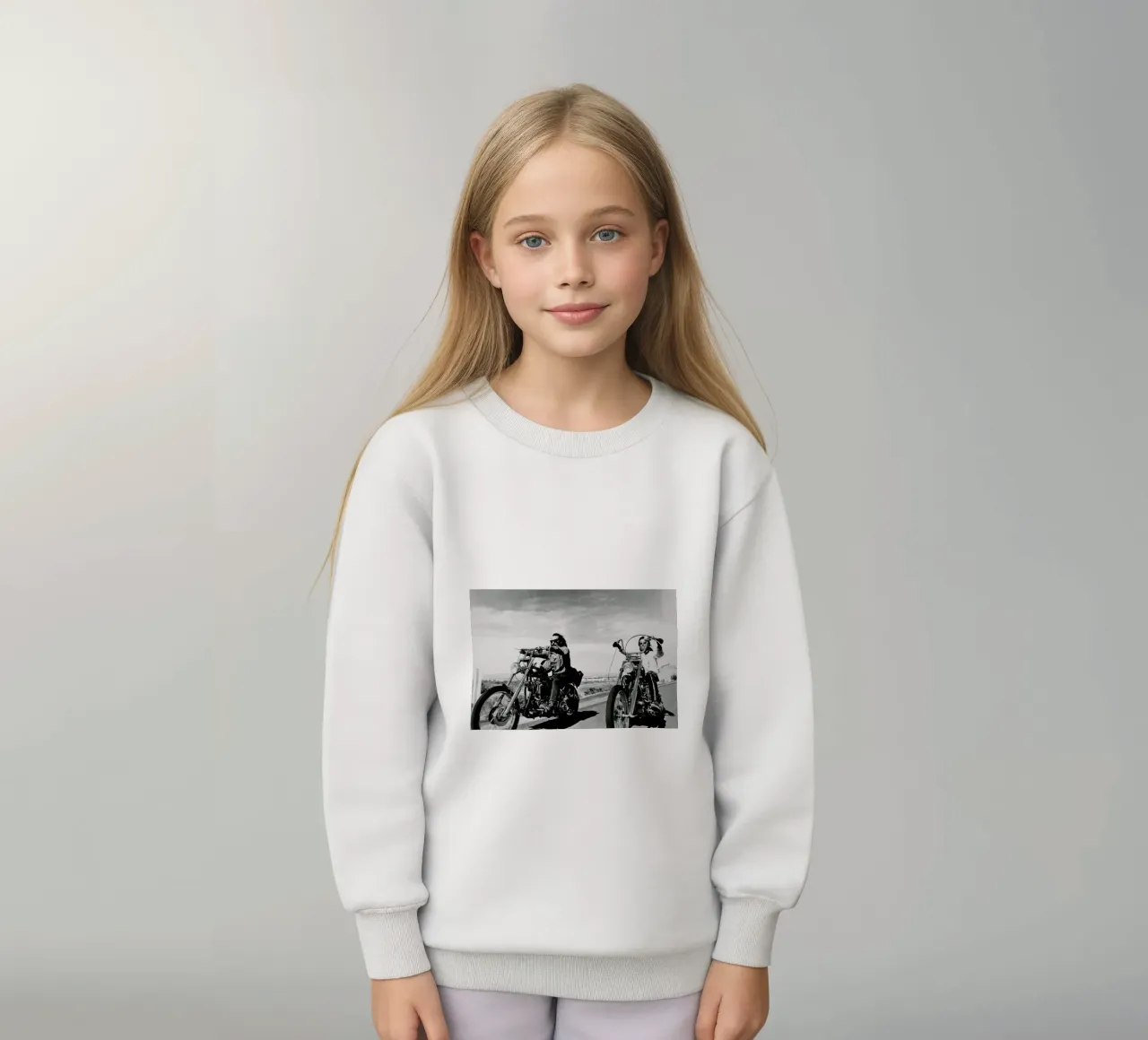 Dennis Hopper & Peter Fonda, 'Easy Rider' felpa bambino da Gallery Print and Art Limited