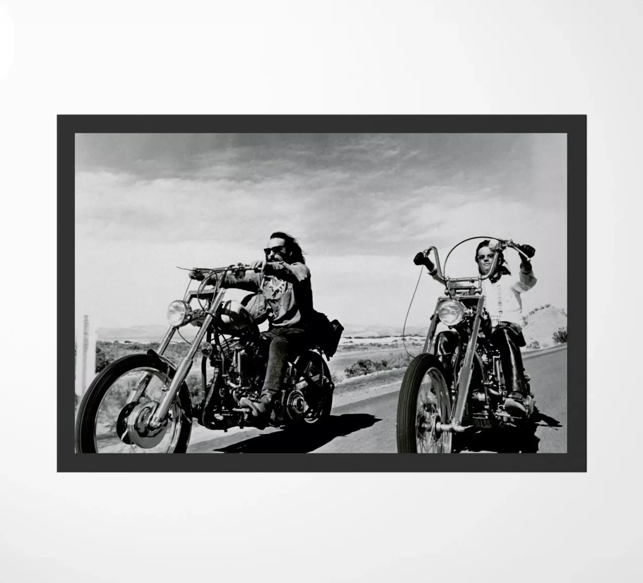 Dennis Hopper & Peter Fonda, 'Easy Rider' zerbino da Gallery Print and Art Limited