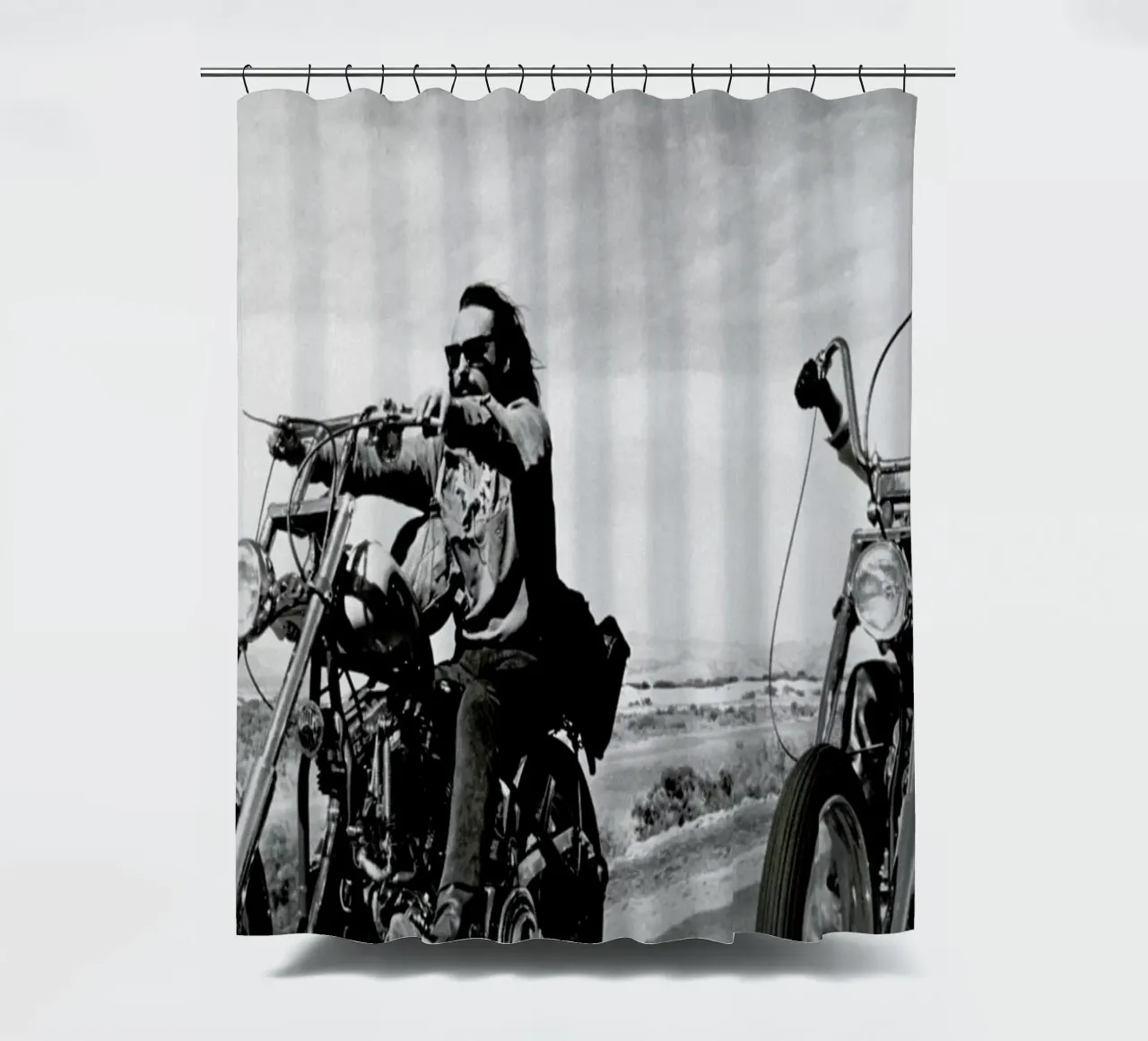 Dennis Hopper & Peter Fonda, 'Easy Rider' tenda da doccia da Gallery Print and Art Limited