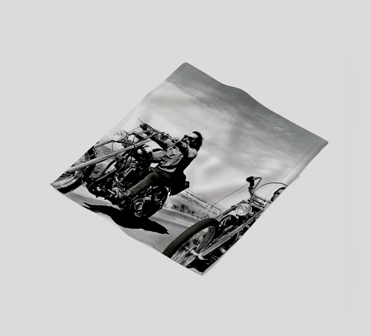 Dennis Hopper & Peter Fonda, 'Easy Rider' coperta in pile da Gallery Print and Art Limited