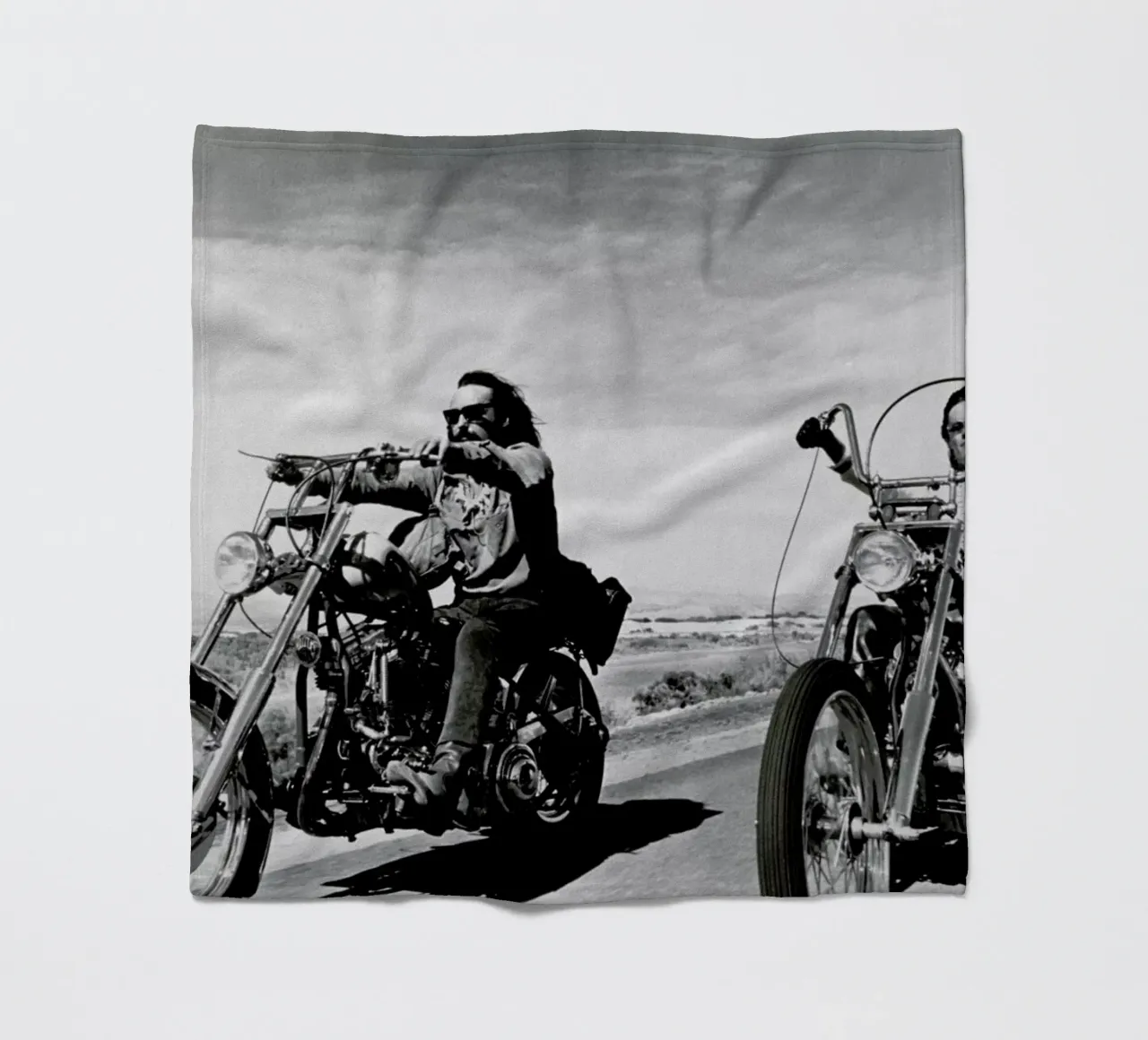 Dennis Hopper & Peter Fonda, 'Easy Rider' coperta in pile da Gallery Print and Art Limited