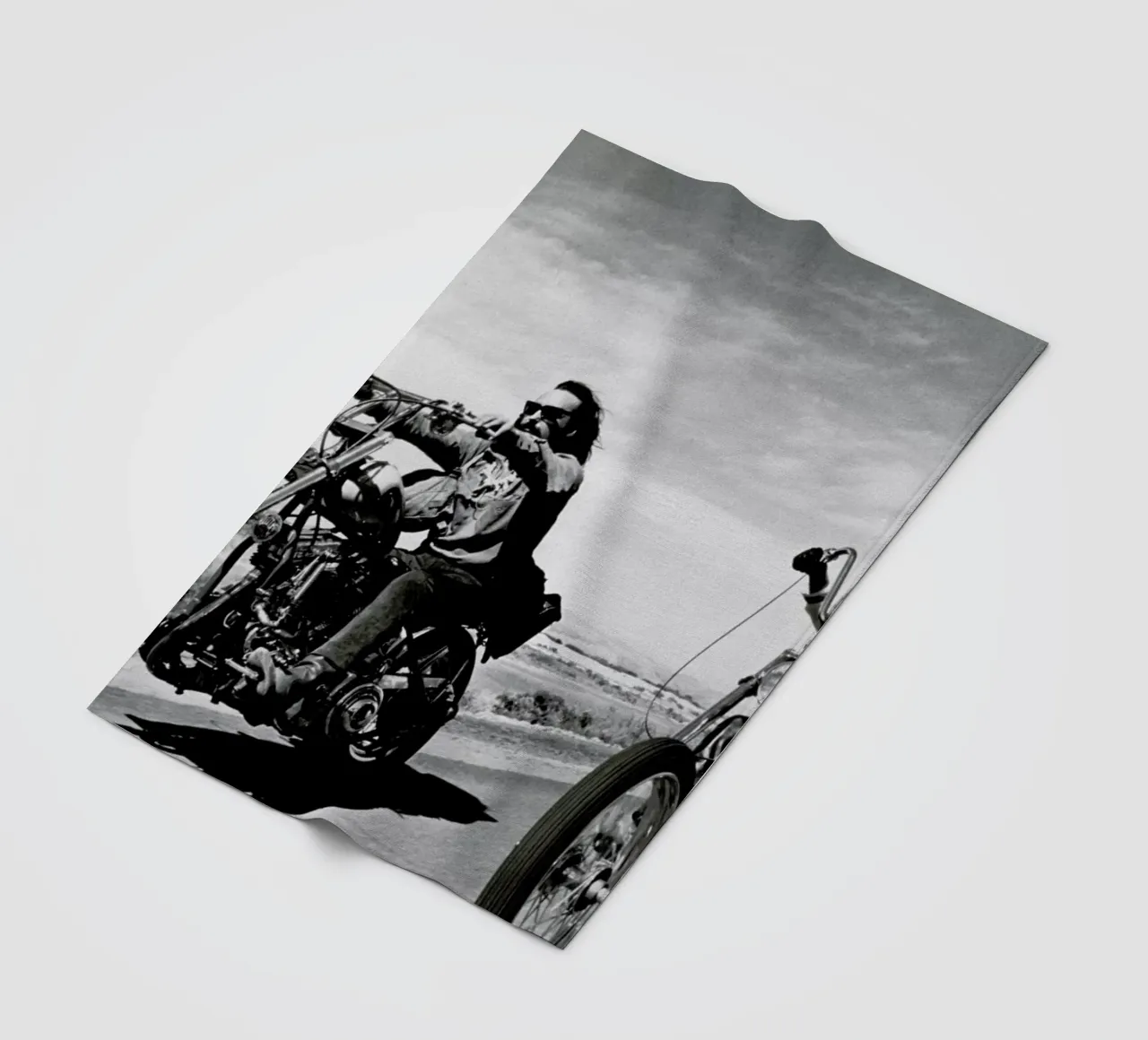 Dennis Hopper & Peter Fonda, 'Easy Rider' coperta in pile da Gallery Print and Art Limited