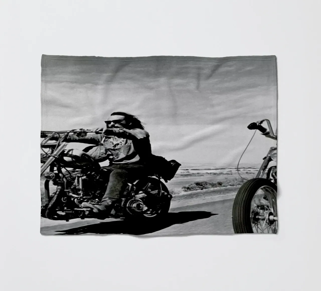Dennis Hopper & Peter Fonda, 'Easy Rider' coperta in pile da Gallery Print and Art Limited