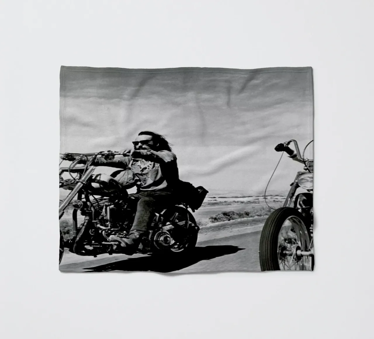 Dennis Hopper & Peter Fonda, 'Easy Rider' coperta in pile da Gallery Print and Art Limited