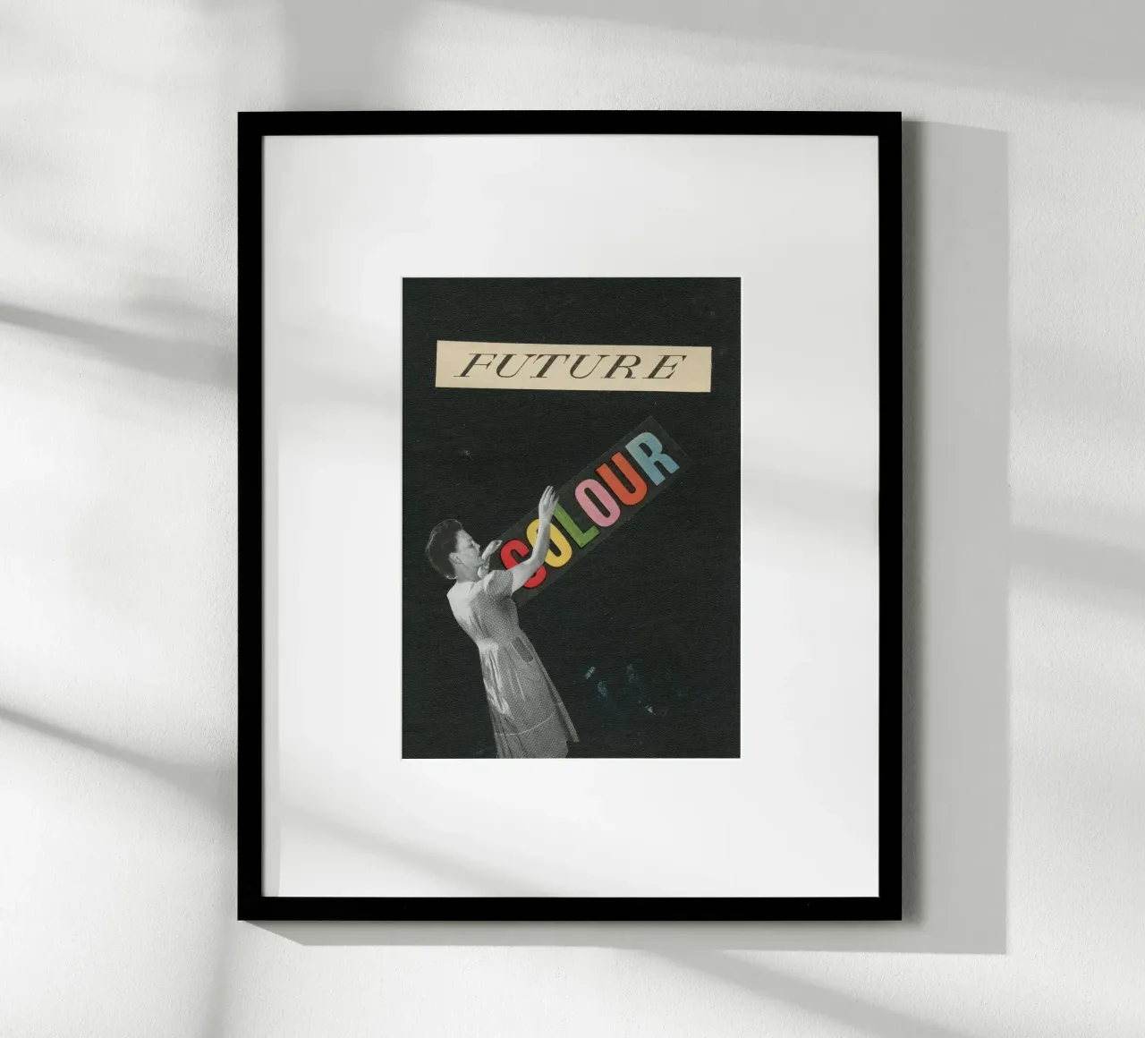 Colore futuro poster da Cassia Beck Collage