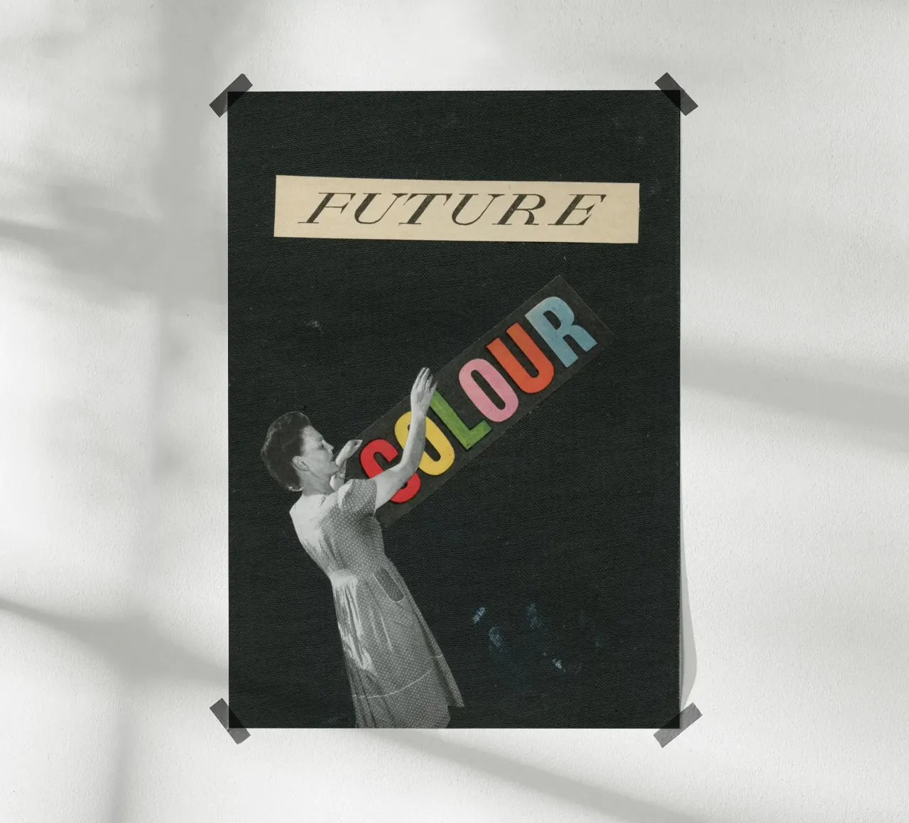 Colore futuro poster da Cassia Beck Collage