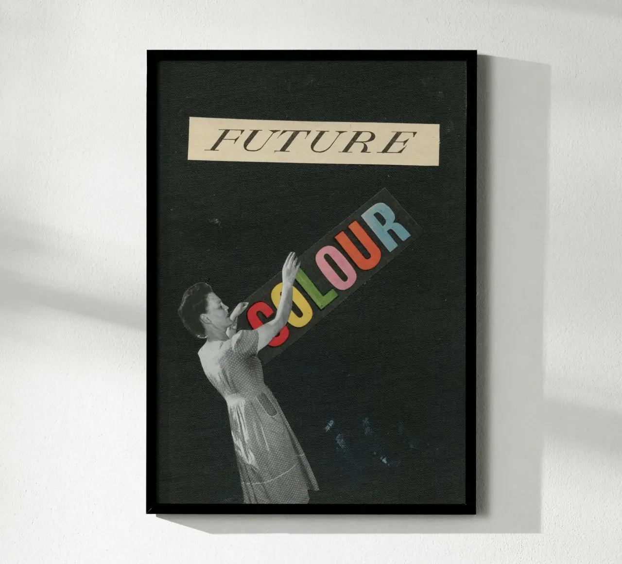 Colore futuro poster da Cassia Beck Collage