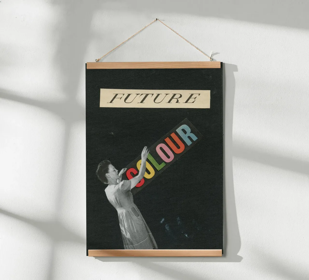Colore futuro poster da Cassia Beck Collage