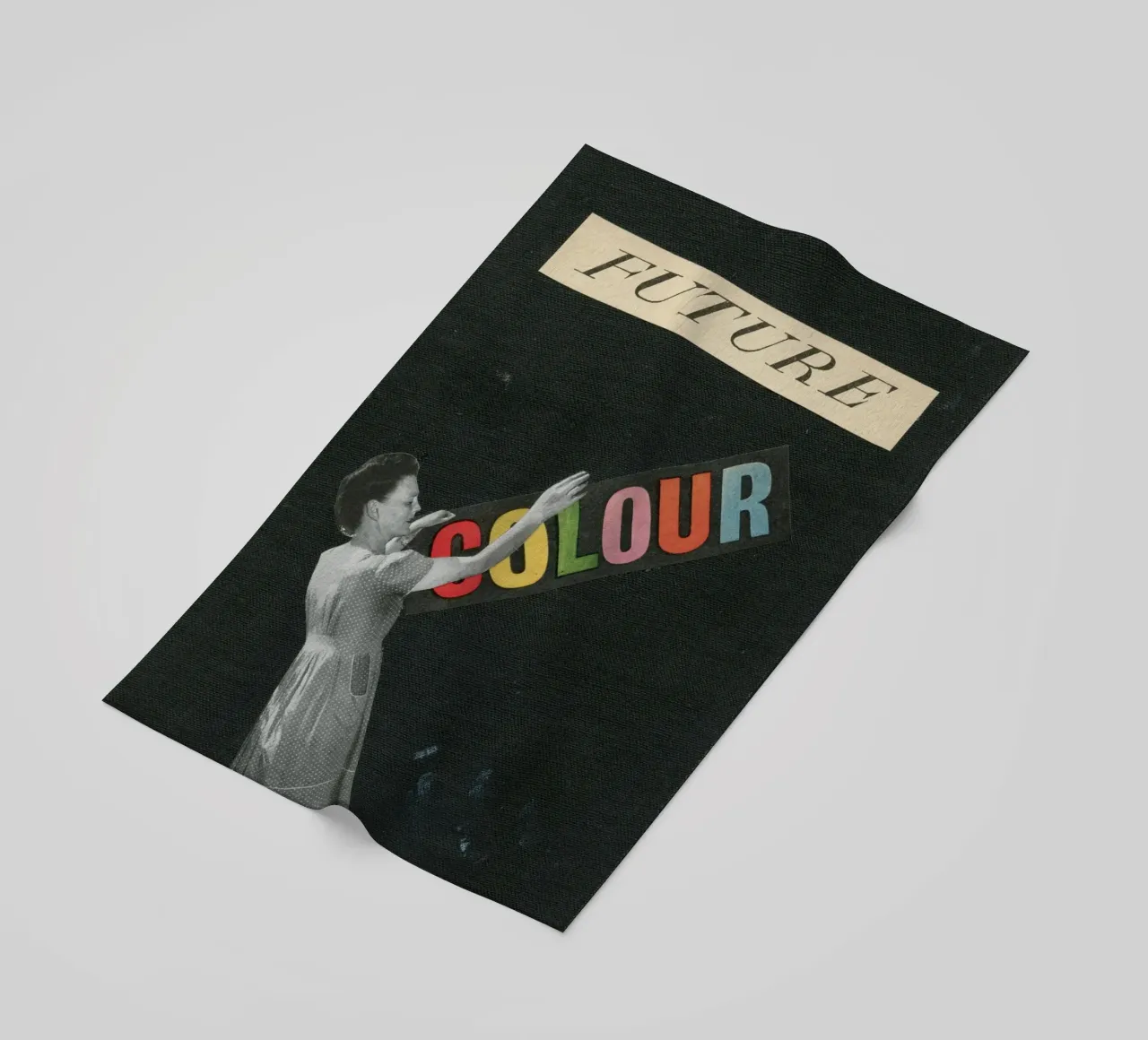 Colore futuro telo mare da Cassia Beck Collage