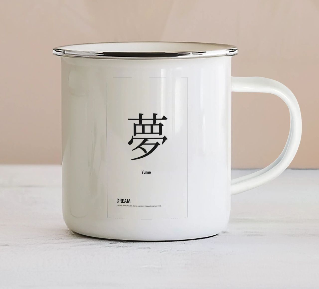 yume tazza in smalto da Yeadon