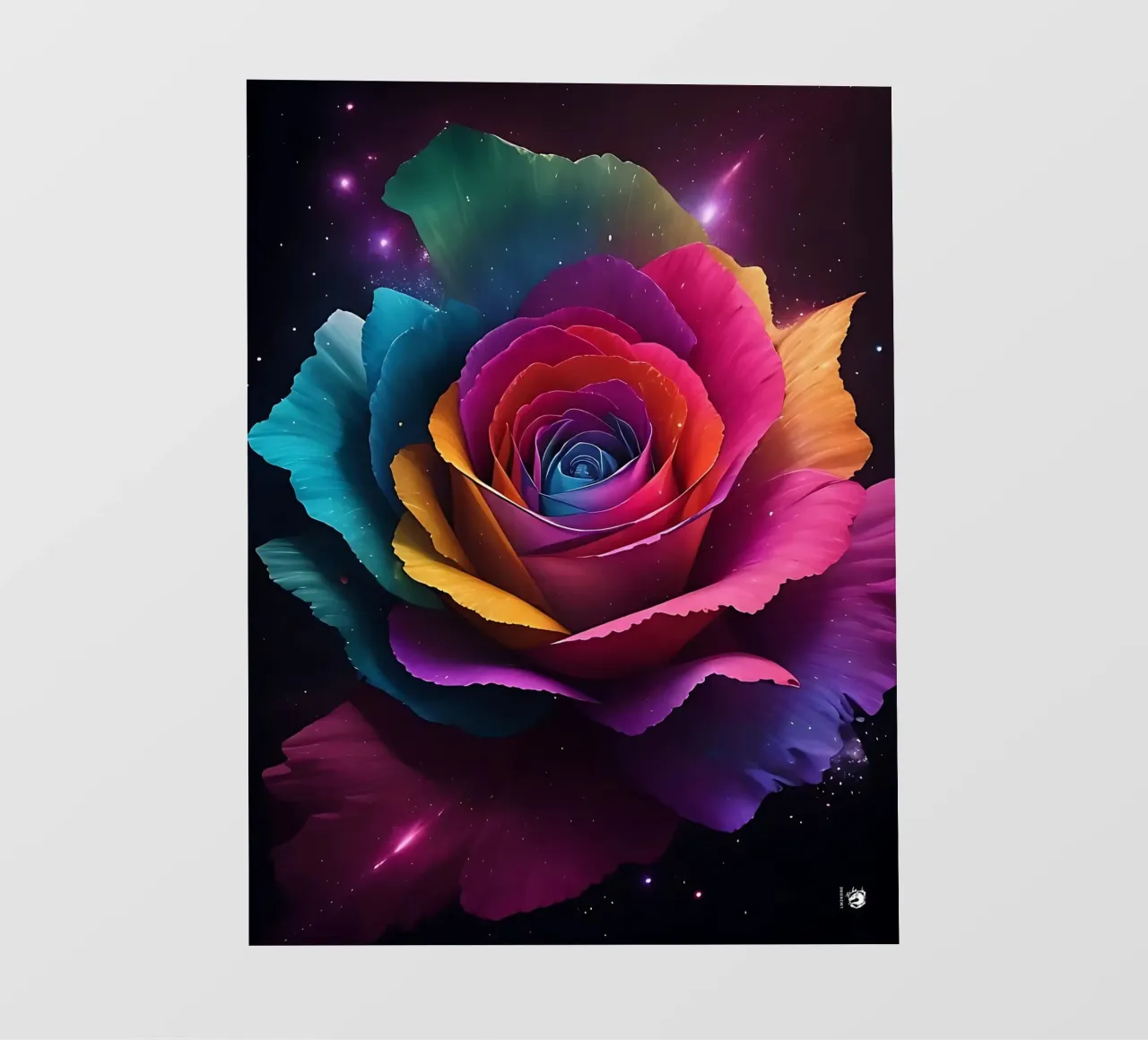 Nebula Rose Space pellicola backlit da LM2KONE