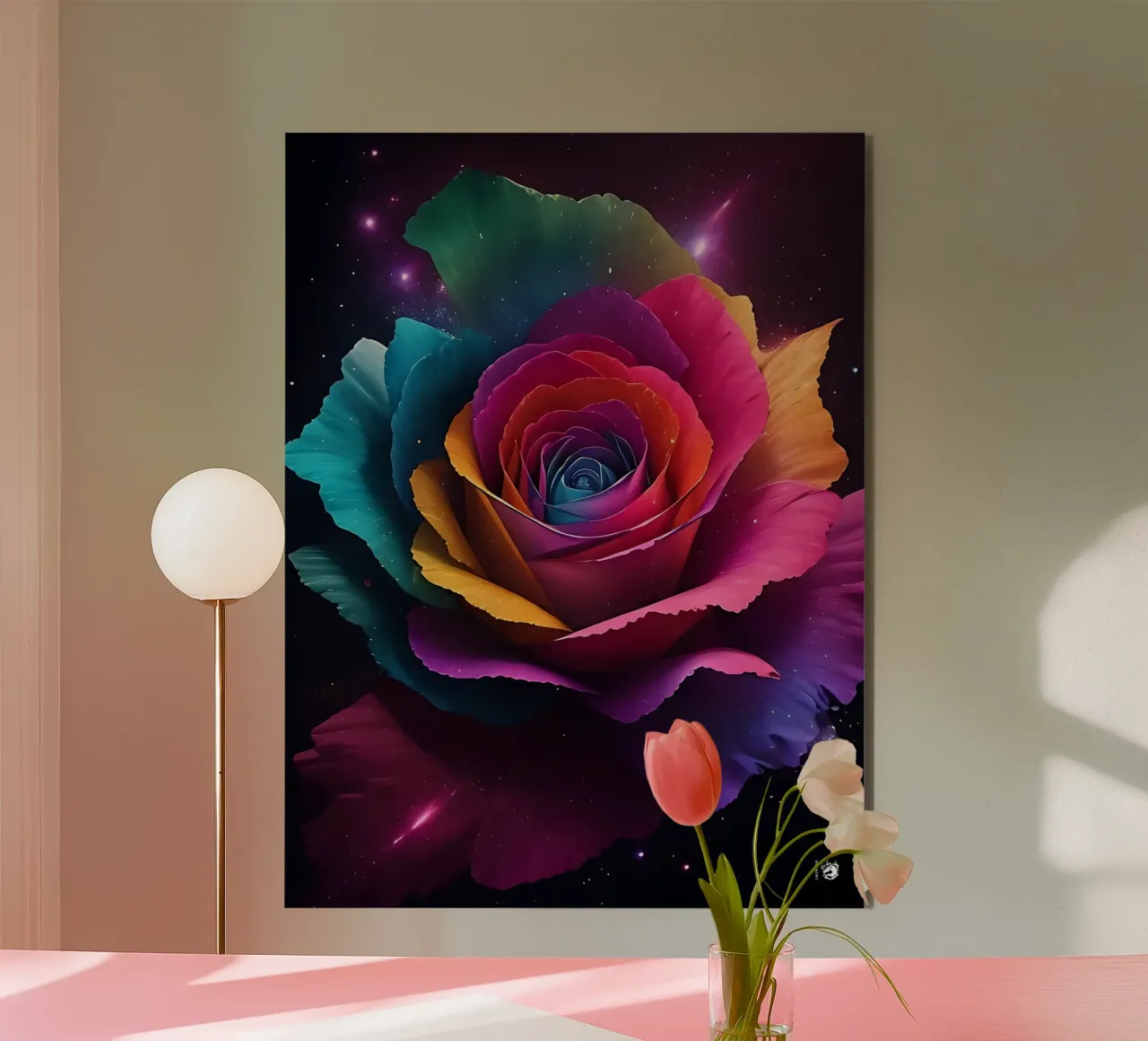 Nebula Rose Space alluminio dibond da LM2KONE